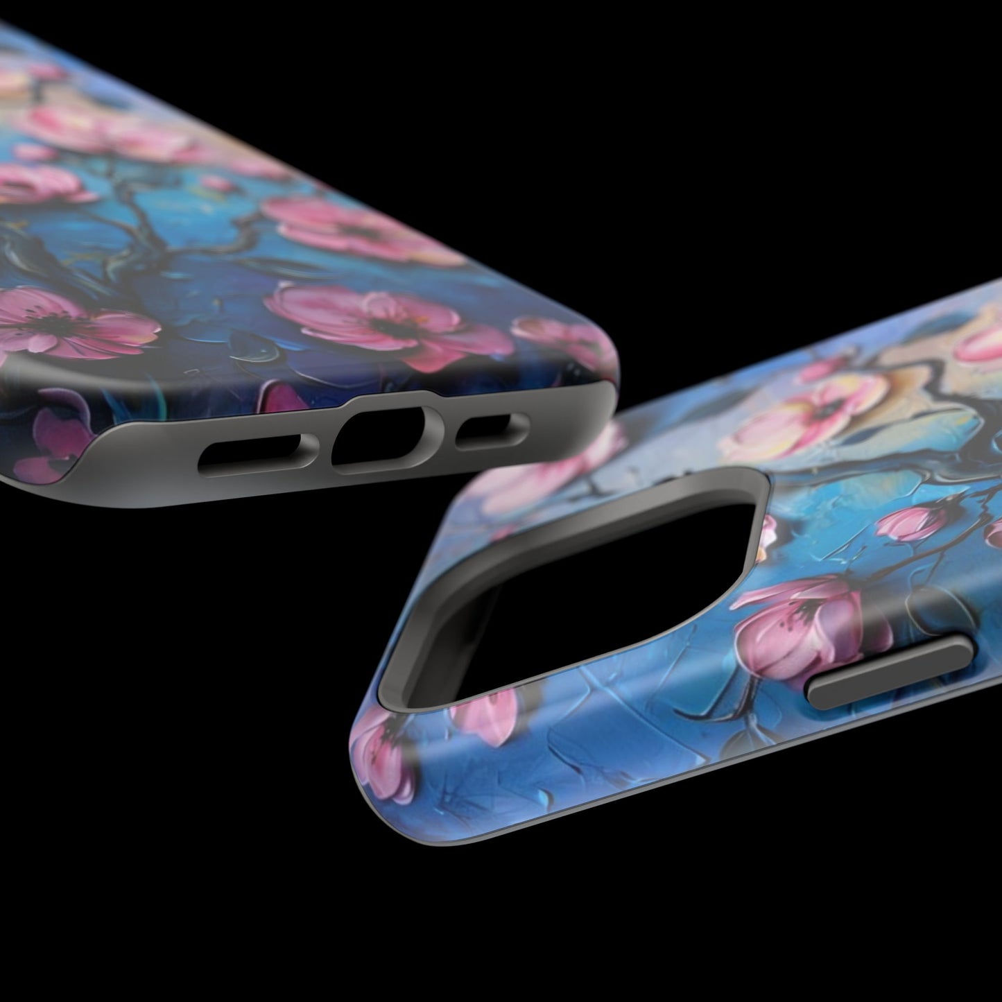 Floral Magnetic Tough Cases - Durable Phone Protection with Artistic Design, Phone Accessories, Gift for Her, Custom Cases,