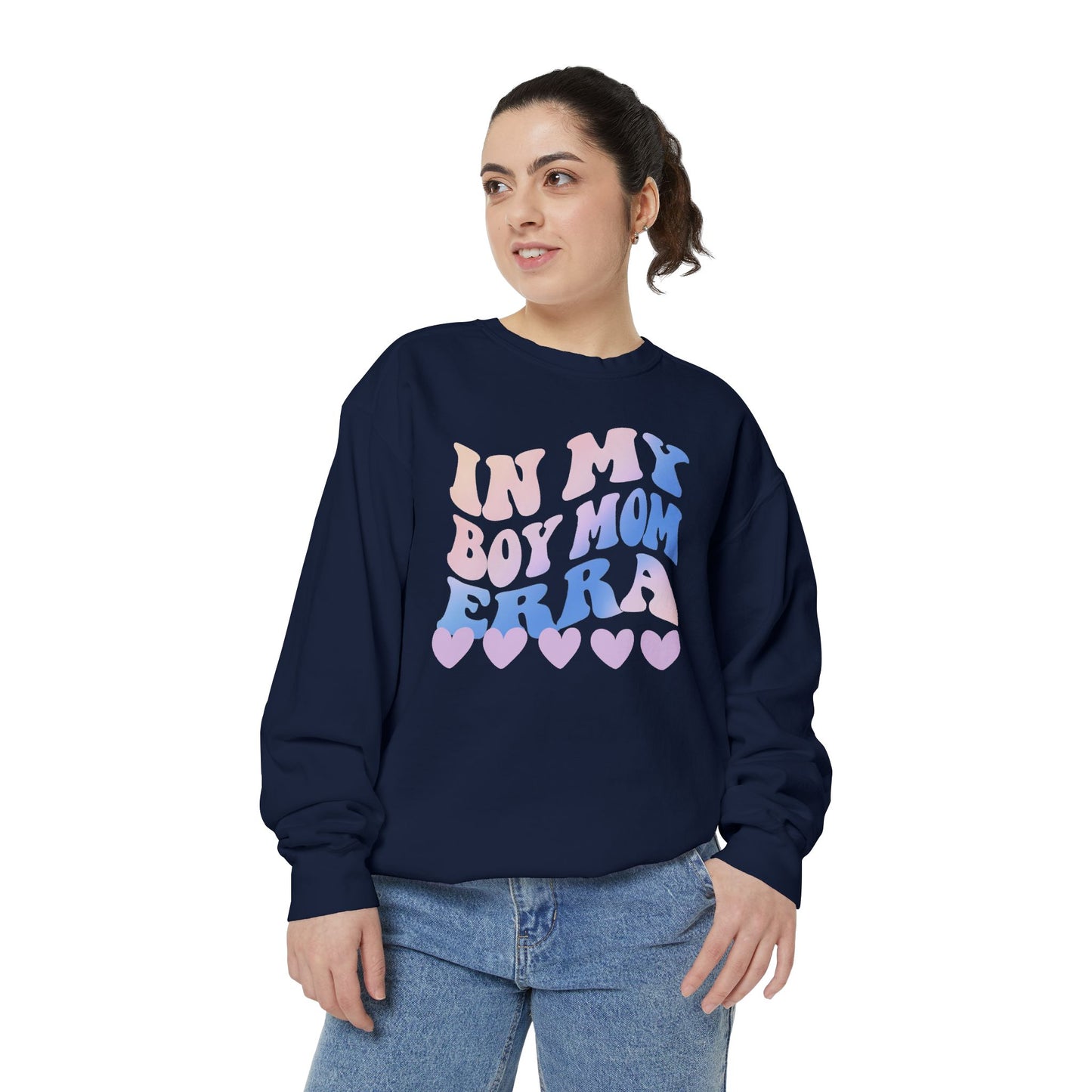 Cozy Boy Mom Era Sweatshirt