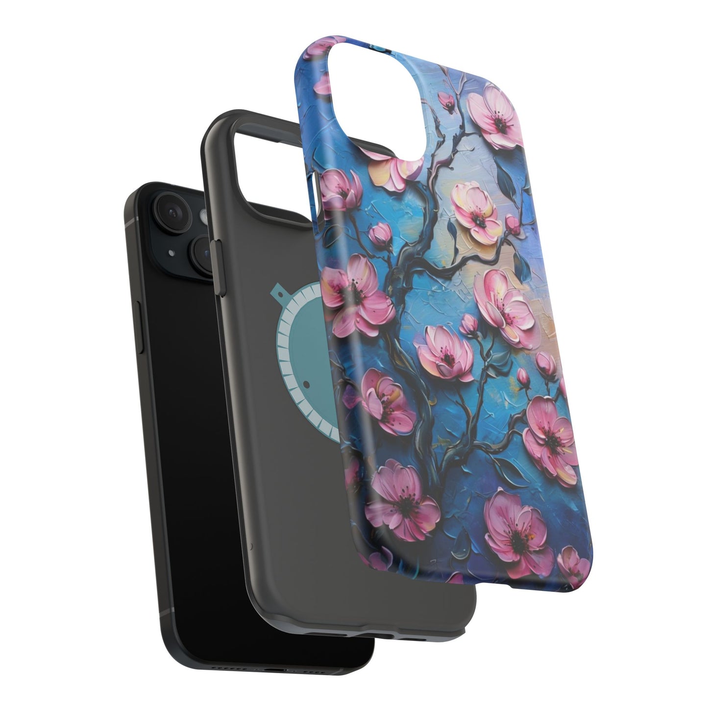 Floral Magnetic Tough Cases - Durable Phone Protection with Artistic Design, Phone Accessories, Gift for Her, Custom Cases,