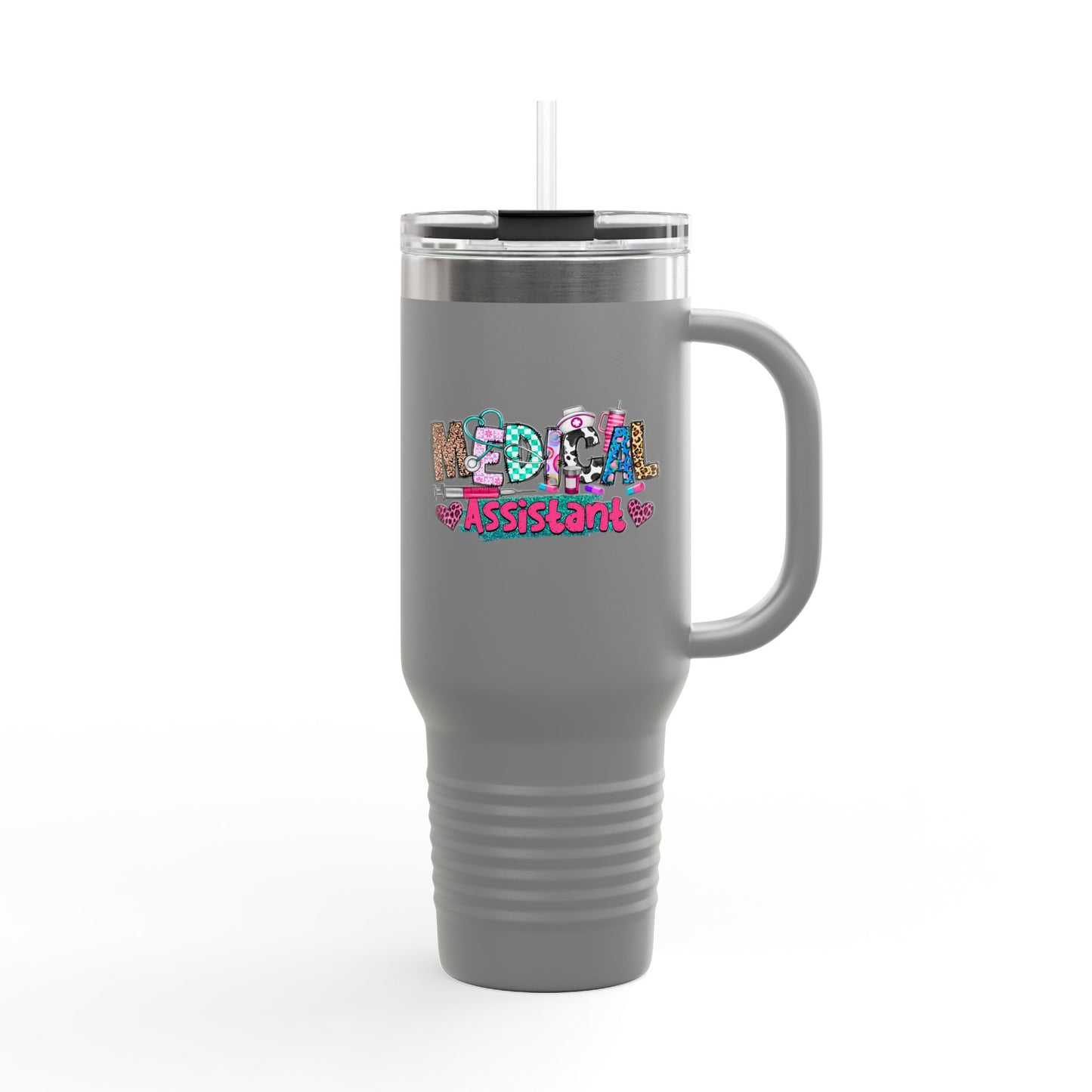 Custom Insulated Travel Mug for Medical Assistants - 40oz - Perfect Gift for Healthcare Professionals