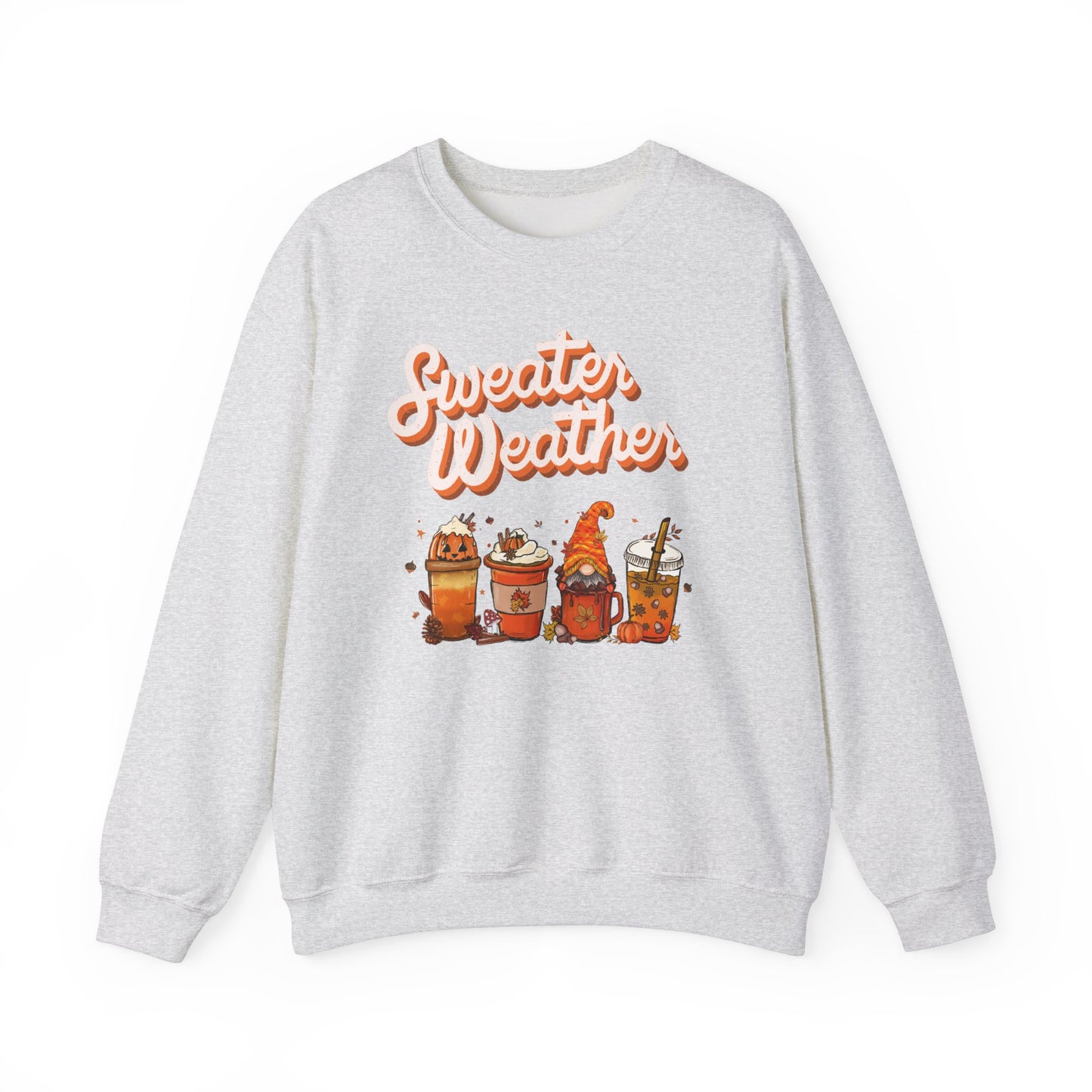 Cozy Crewneck Sweatshirt, Perfect for Fall, Sweater Weather Design, Unisex Apparel, Gift for Coffee Lovers, Autumn Vibes