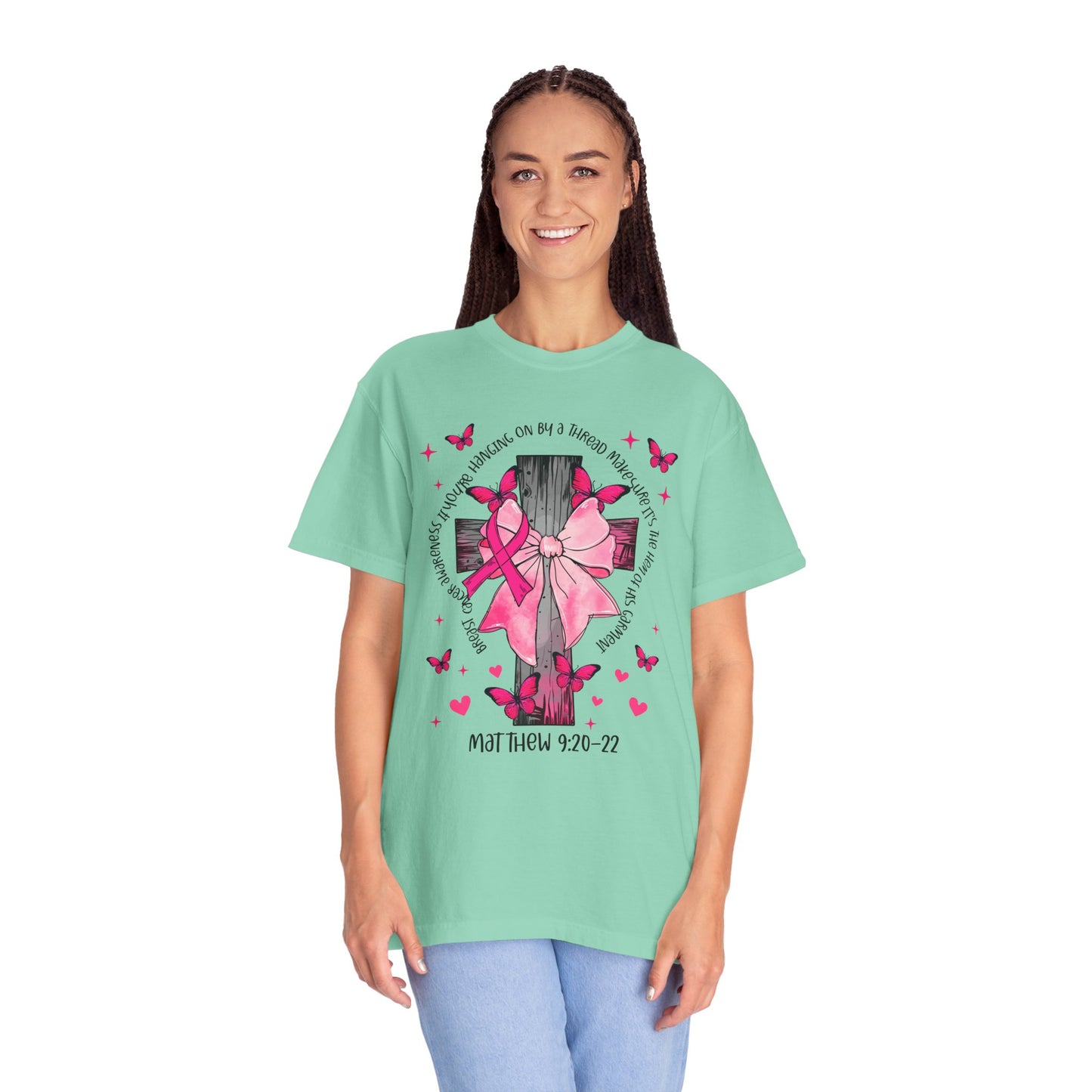 Butterfly and Ribbon Inspirational T-Shirt