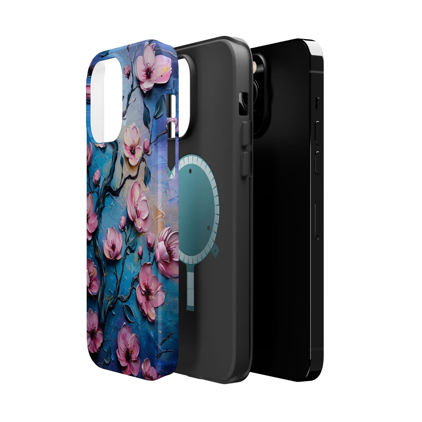 Floral Magnetic Tough Cases - Durable Phone Protection with Artistic Design, Phone Accessories, Gift for Her, Custom Cases,