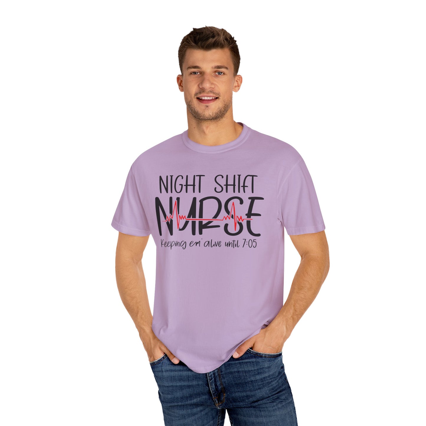 Nurse Night Shift Tee - Funny Gift for Nurses, Hospital Apparel, Shift Work Shirt, Healthcare Humor T-Shirt, Caregiver Gift