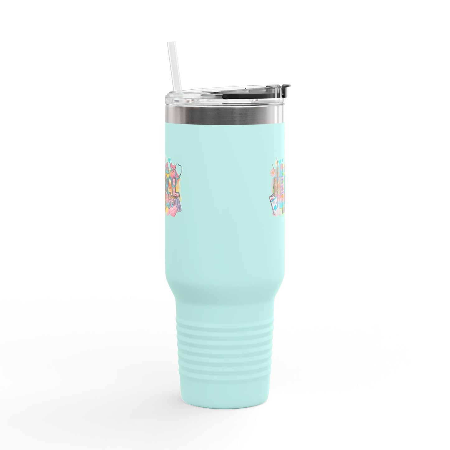 Colorful Insulated Travel Mug - Perfect for Medical Professionals