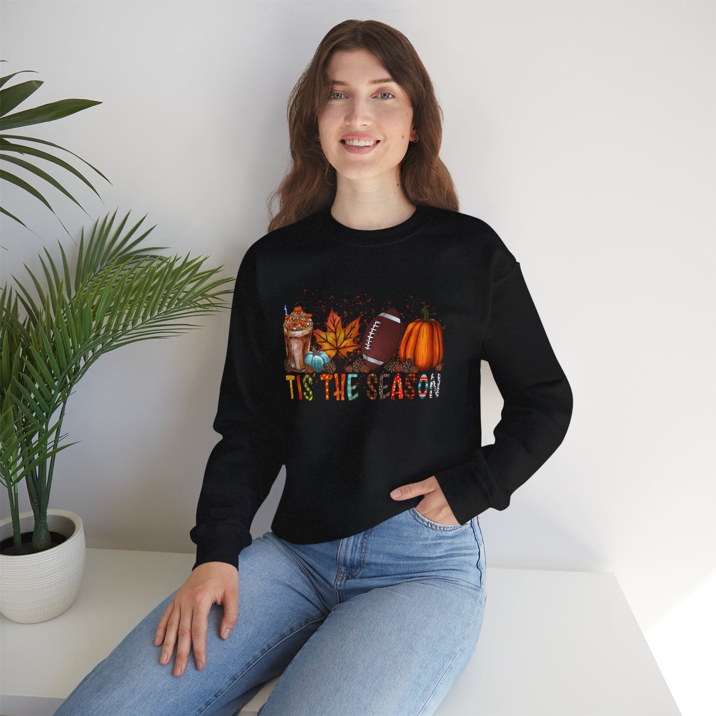 Tis the Season Crewneck Sweatshirt | Unisex Fall Sweatshirt for Cozy Days