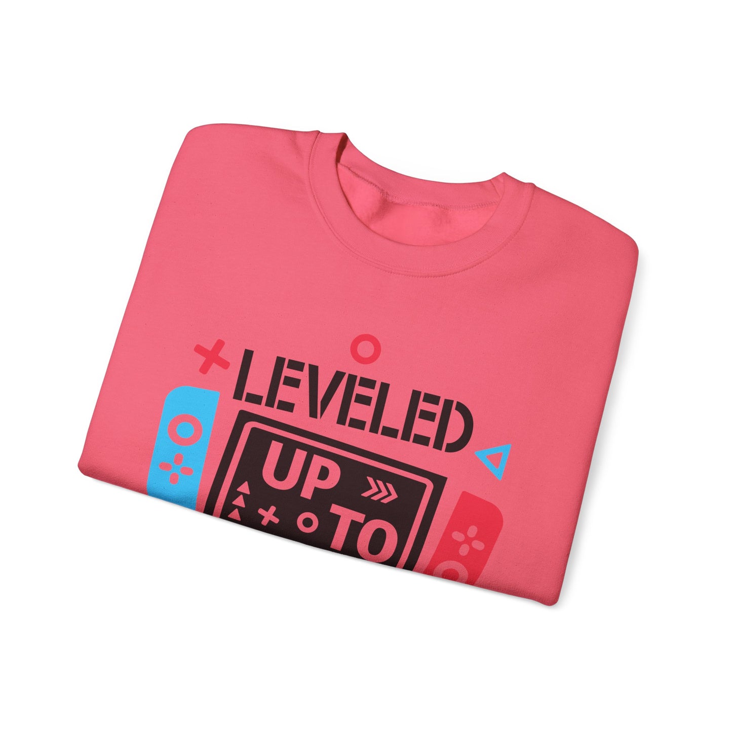 Gaming Level Up Sweatshirt - Unisex Heavy Blend™ Crewneck, Mom of 2