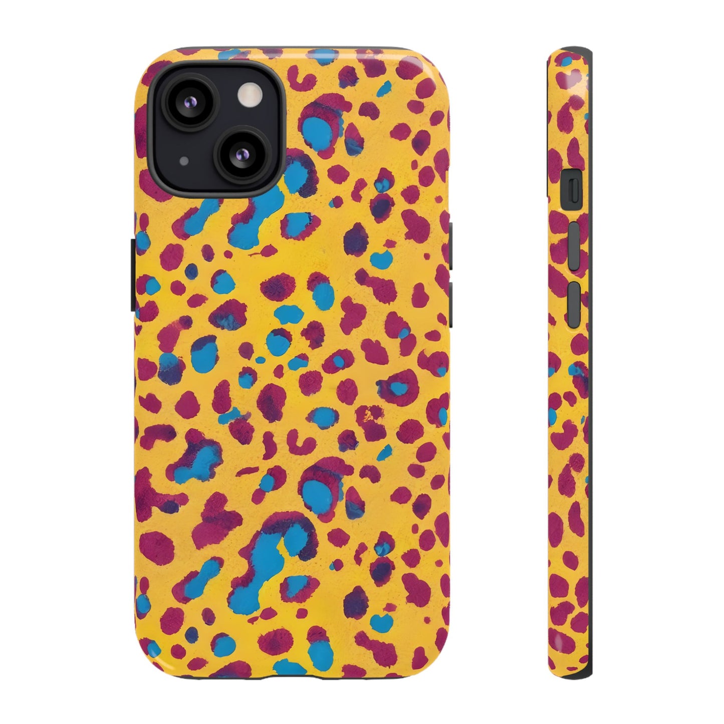 Leopard Print Phone Case - Tough Cases for Trendsetters, Stylish Protection, Unique Tech Accessory, iphone case