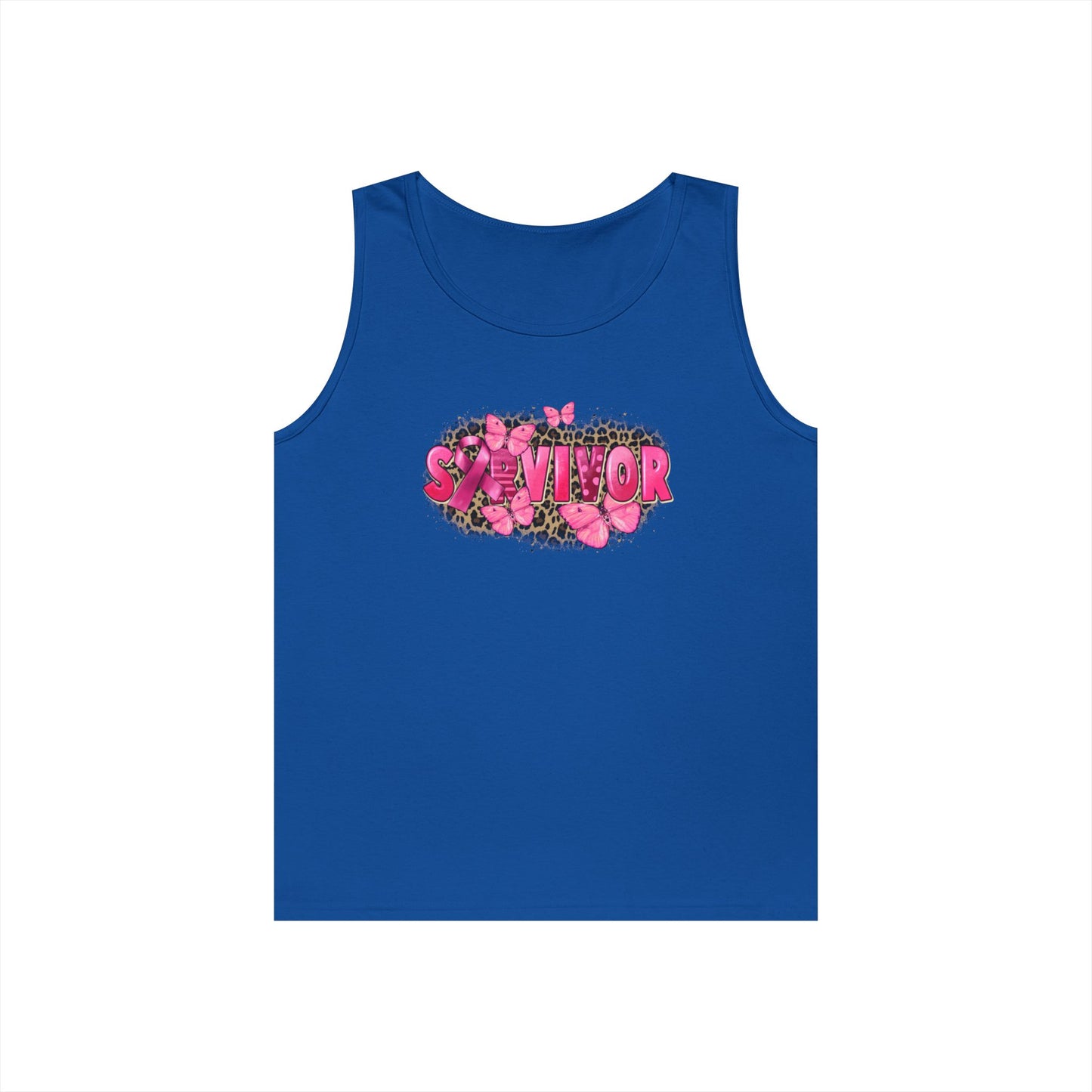 Survivor Butterfly Unisex Heavy Cotton Tank Top