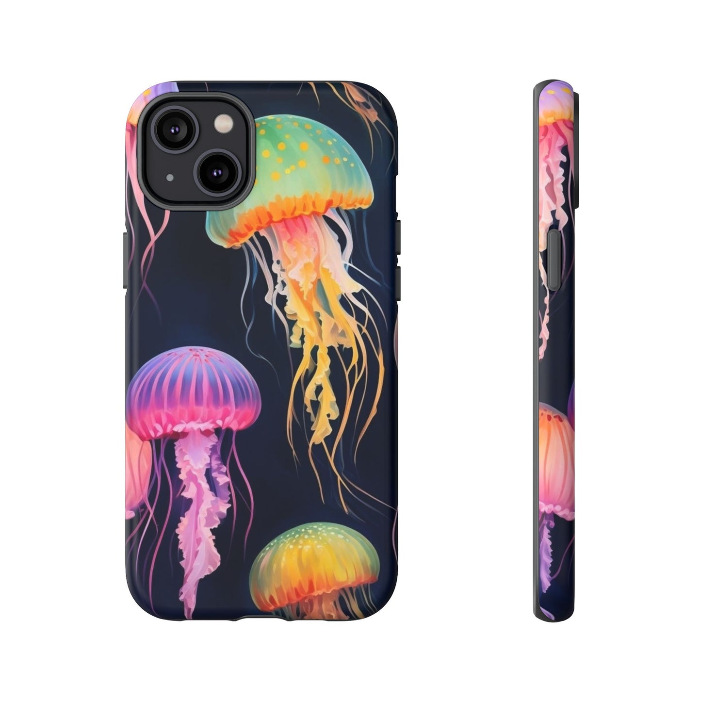 Jellyfish Phone Case, Ocean Aesthetic Case, Tough Cover for Sea Lovers, Unique Gift for Aquatic Enthusiasts, Protective Shell