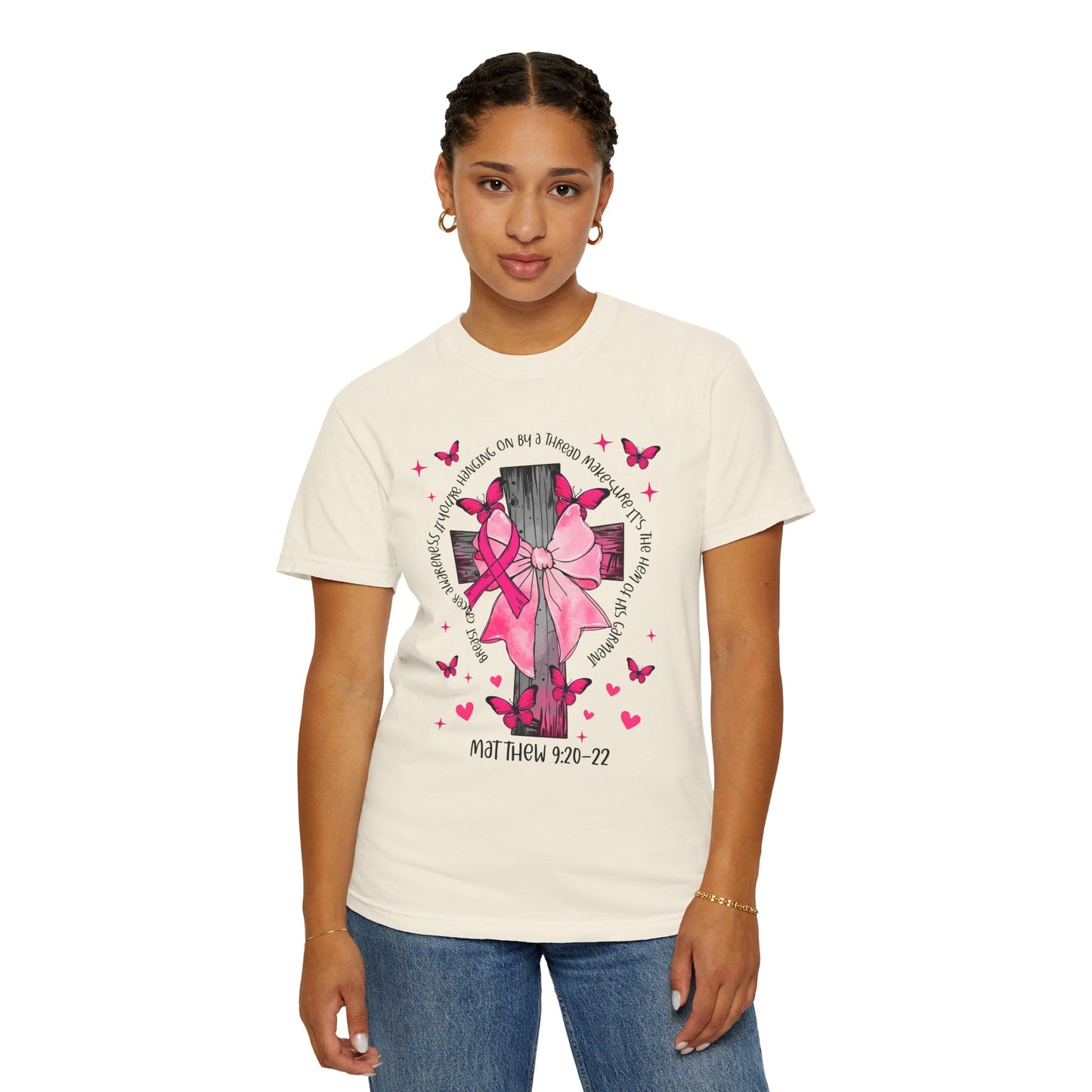 Butterfly and Ribbon Inspirational T-Shirt