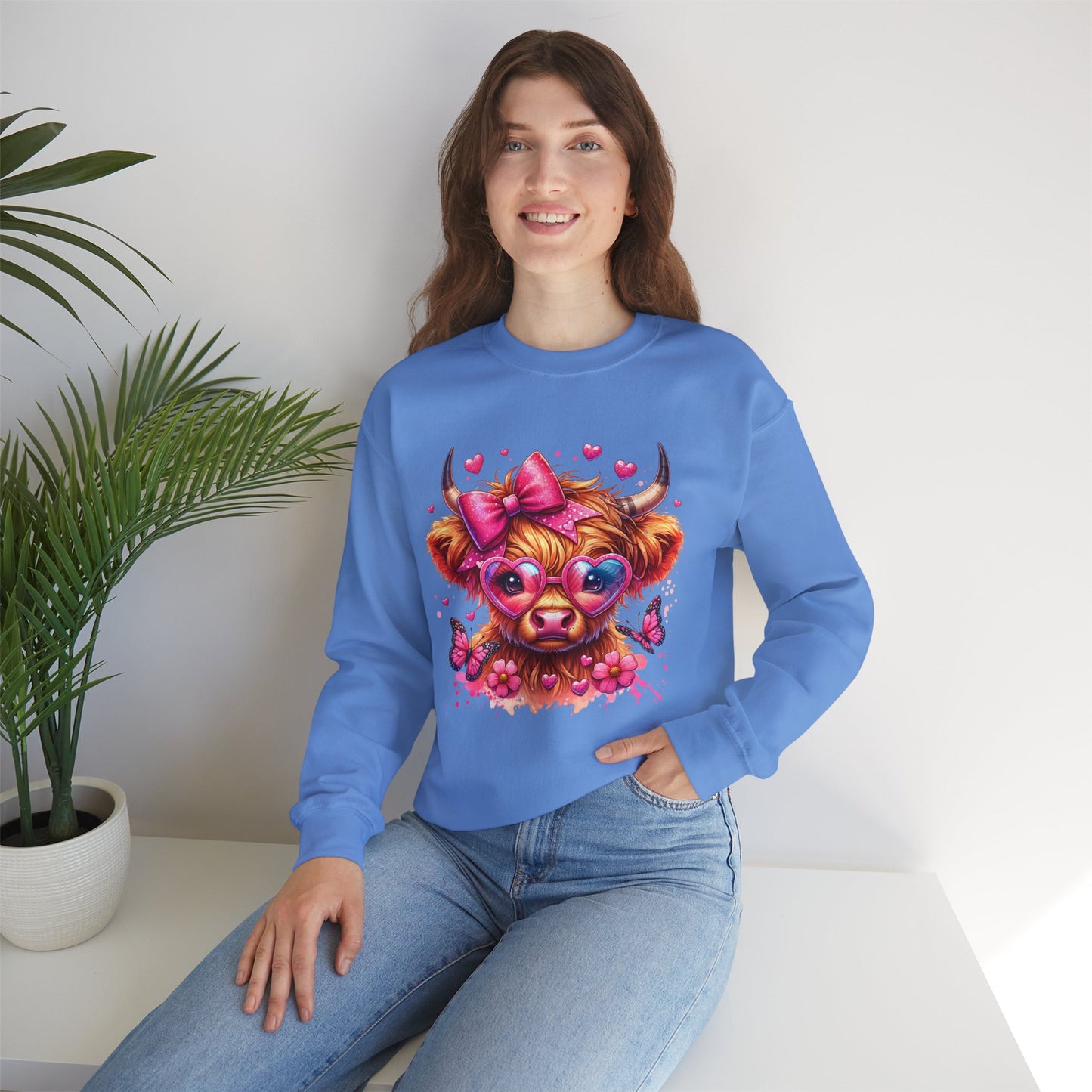 Valentine's Day Cow Lovers Sweatshirt