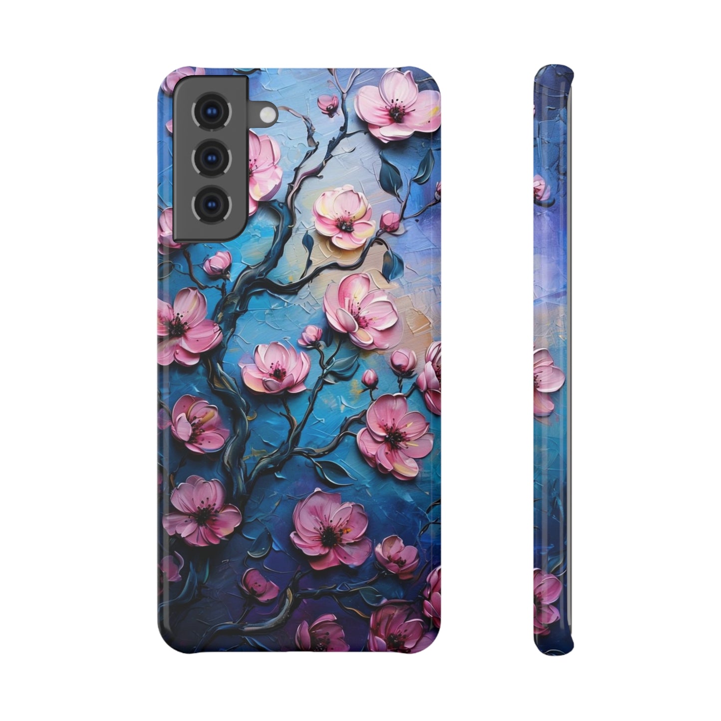 Floral Slim Snap Case - Phone Protector, Gift for Flower Lovers, Unique Tech Accessories, Mother's Day, Birthday Present, Nature Aesthetic