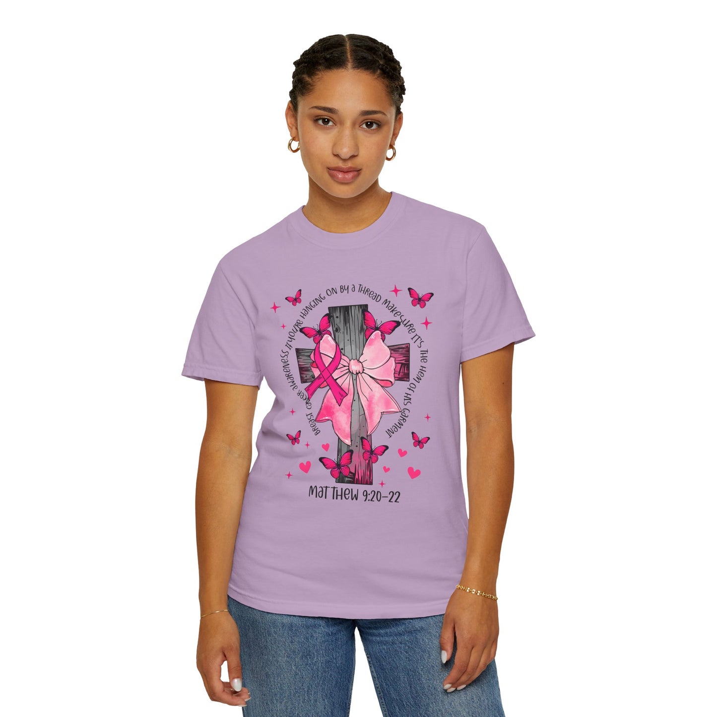 Butterfly and Ribbon Inspirational T-Shirt