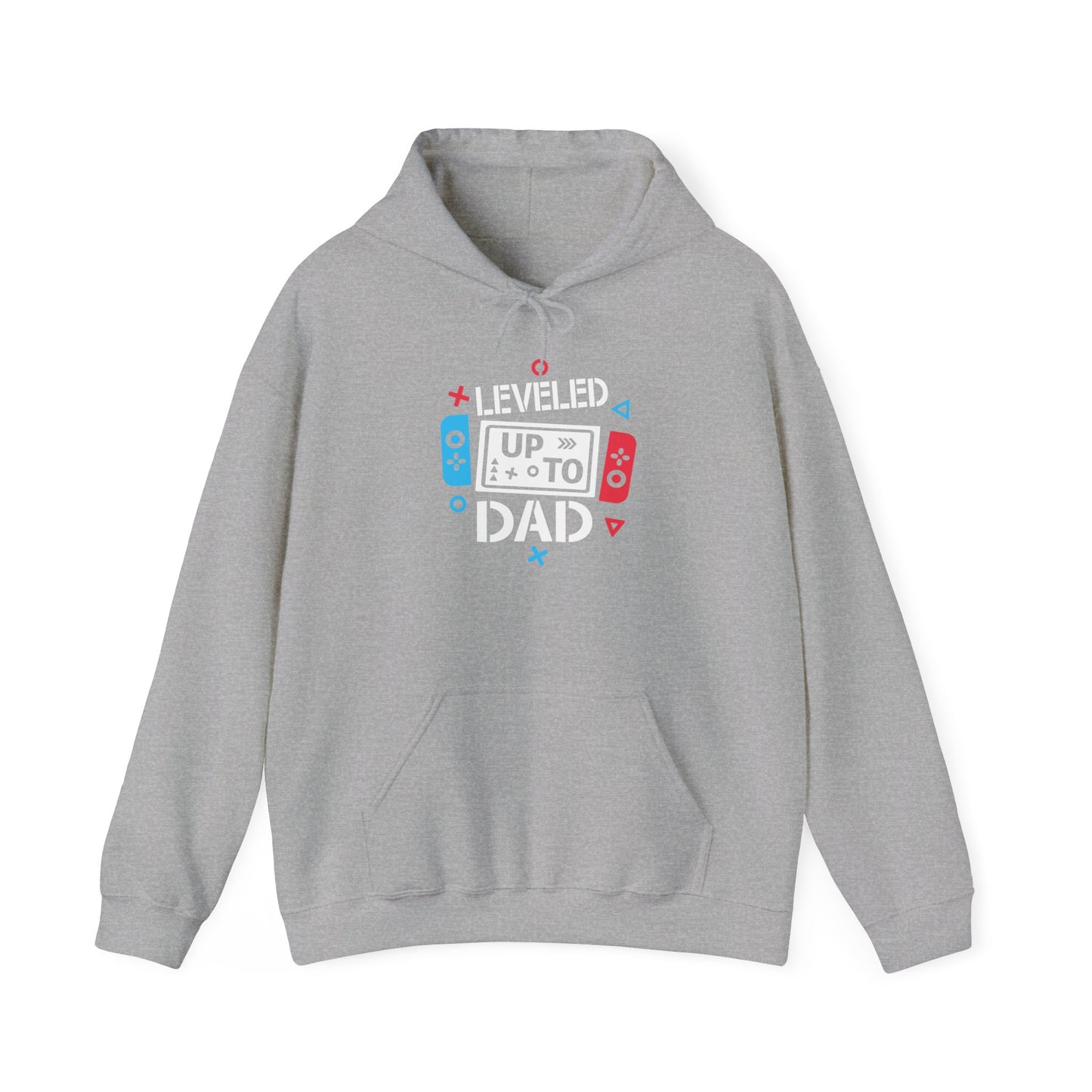 Gaming Dad Hoodie - Leveled Up Sweatshirt for Gamers