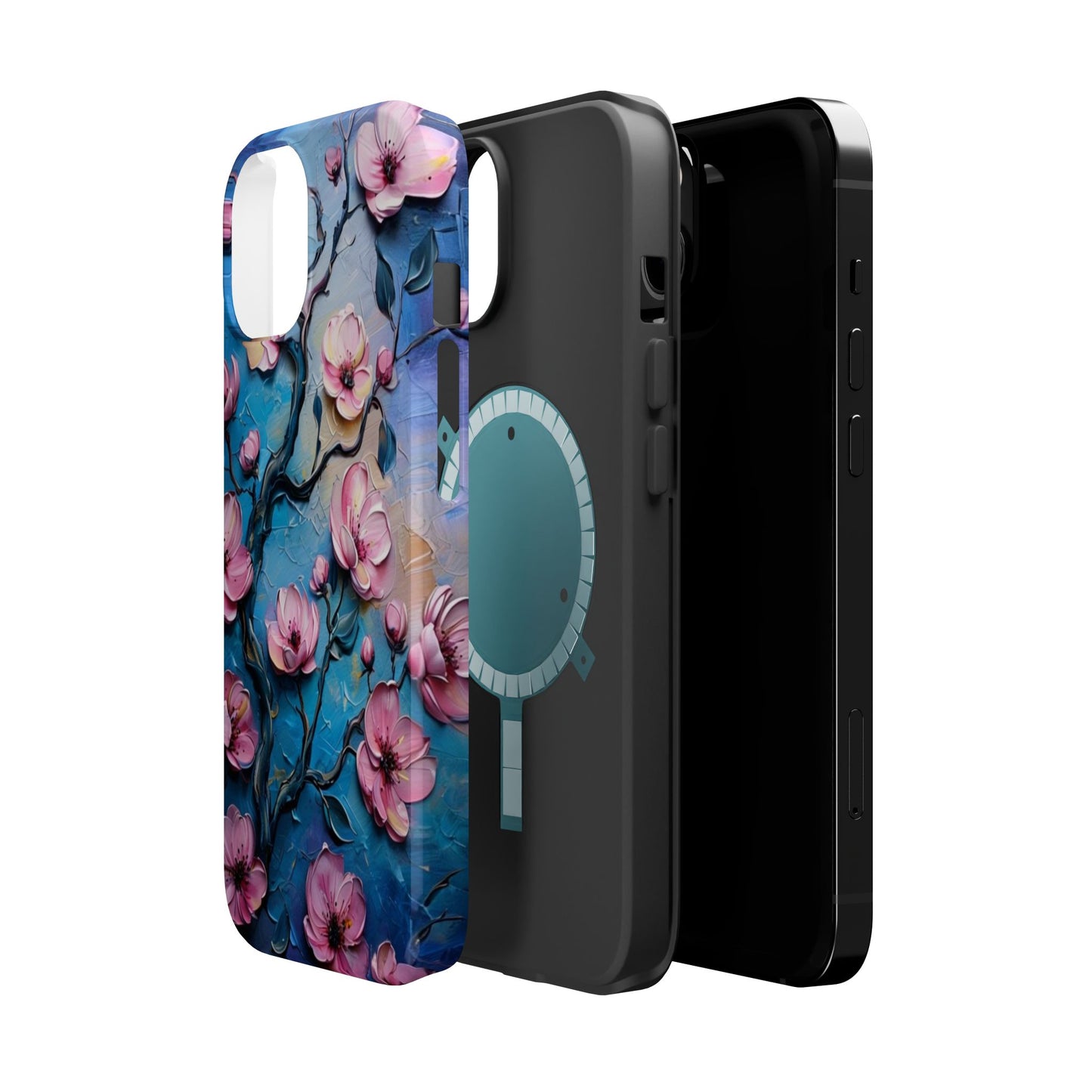 Floral Magnetic Tough Cases - Durable Phone Protection with Artistic Design, Phone Accessories, Gift for Her, Custom Cases,