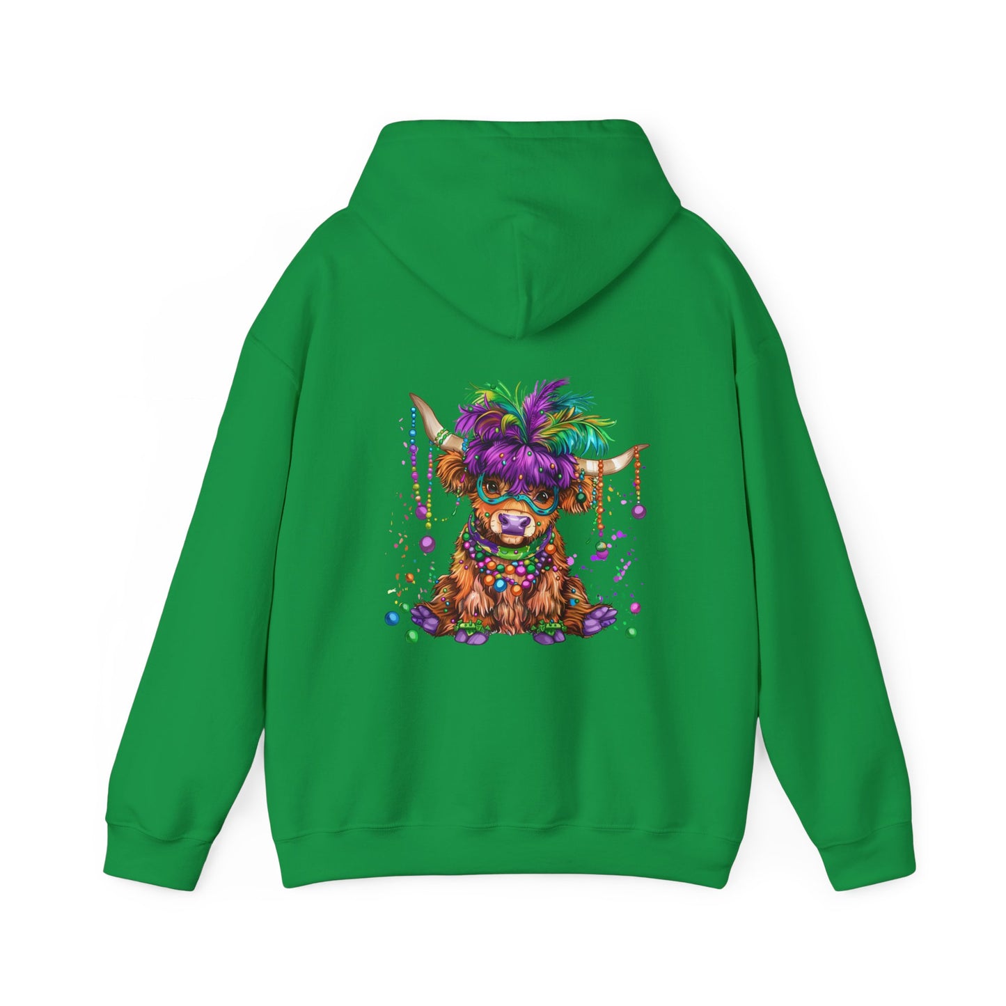 Colorful Celebration Cute Cow Hoodie, Fun Pet Hoodie, Unisex Sweatshirt for Cow Lovers, Perfect for Birthdays, Parties, and Everyday Wear,