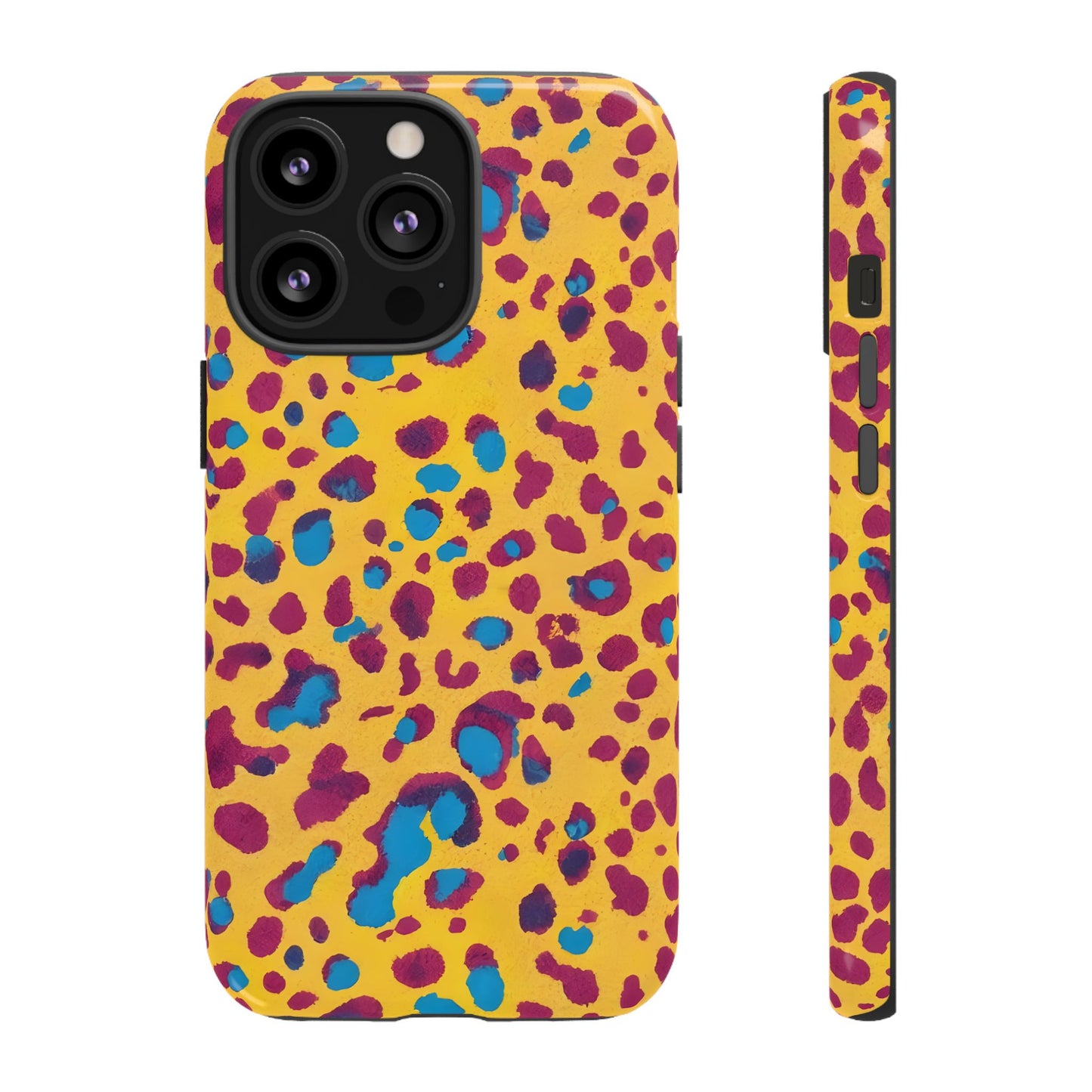 Leopard Print Phone Case - Tough Cases for Trendsetters, Stylish Protection, Unique Tech Accessory, iphone case