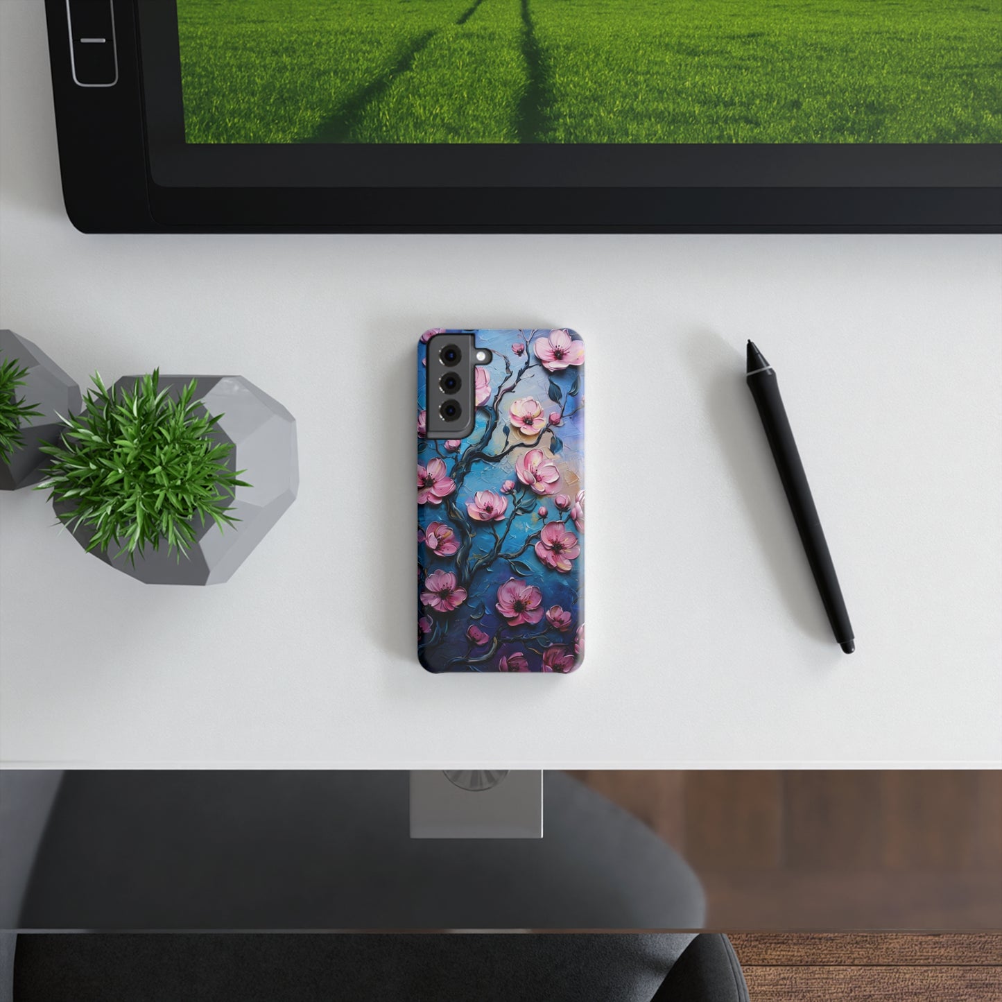 Floral Slim Snap Case - Phone Protector, Gift for Flower Lovers, Unique Tech Accessories, Mother's Day, Birthday Present, Nature Aesthetic