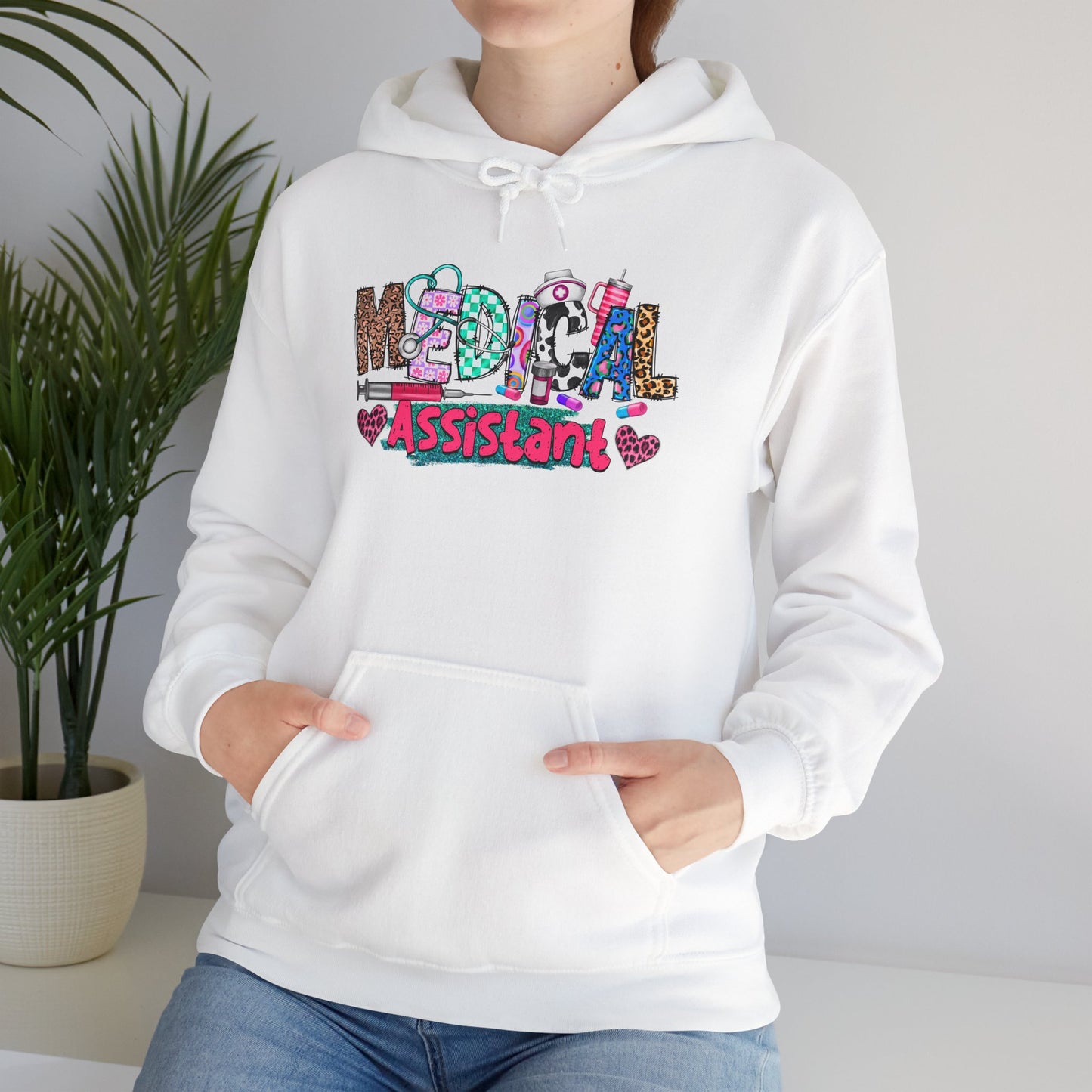 Medical Assistant Unisex Heavy Blend™ Hoodie - Cute and Cozy Sweatshirt for Healthcare Professionals