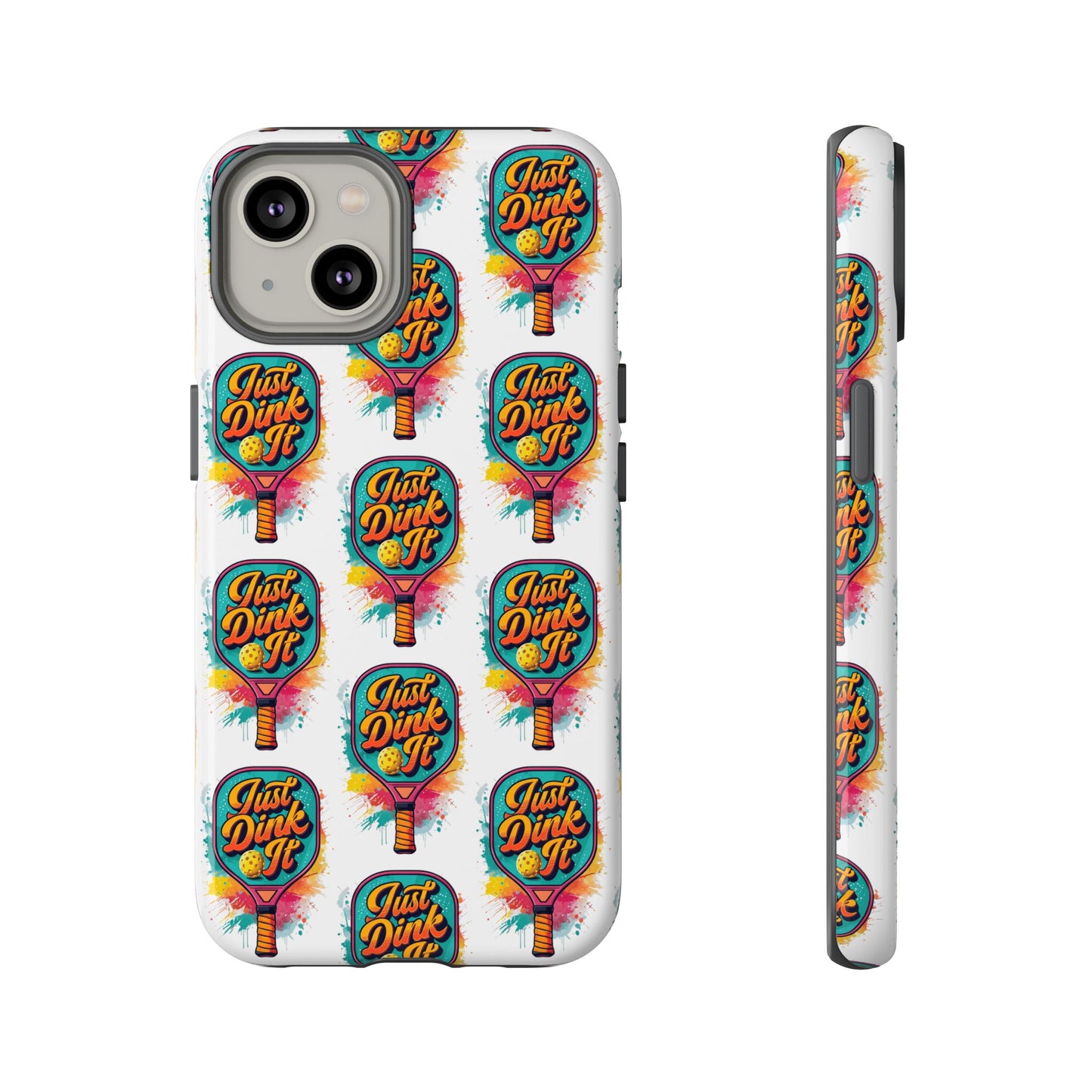 Vibrant Phone Case  pickleball - "Just Drink It" Design for Fun-Loving Drink Enthusiasts, Custom Case, Phone Accessories,