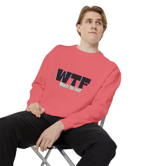 WTF Food Sweatshirt | Funny Gift for Food Lovers, Unisex Comfortable Crewneck, Foodie Apparel, Casual Wear, Unique Humor, Comfortable