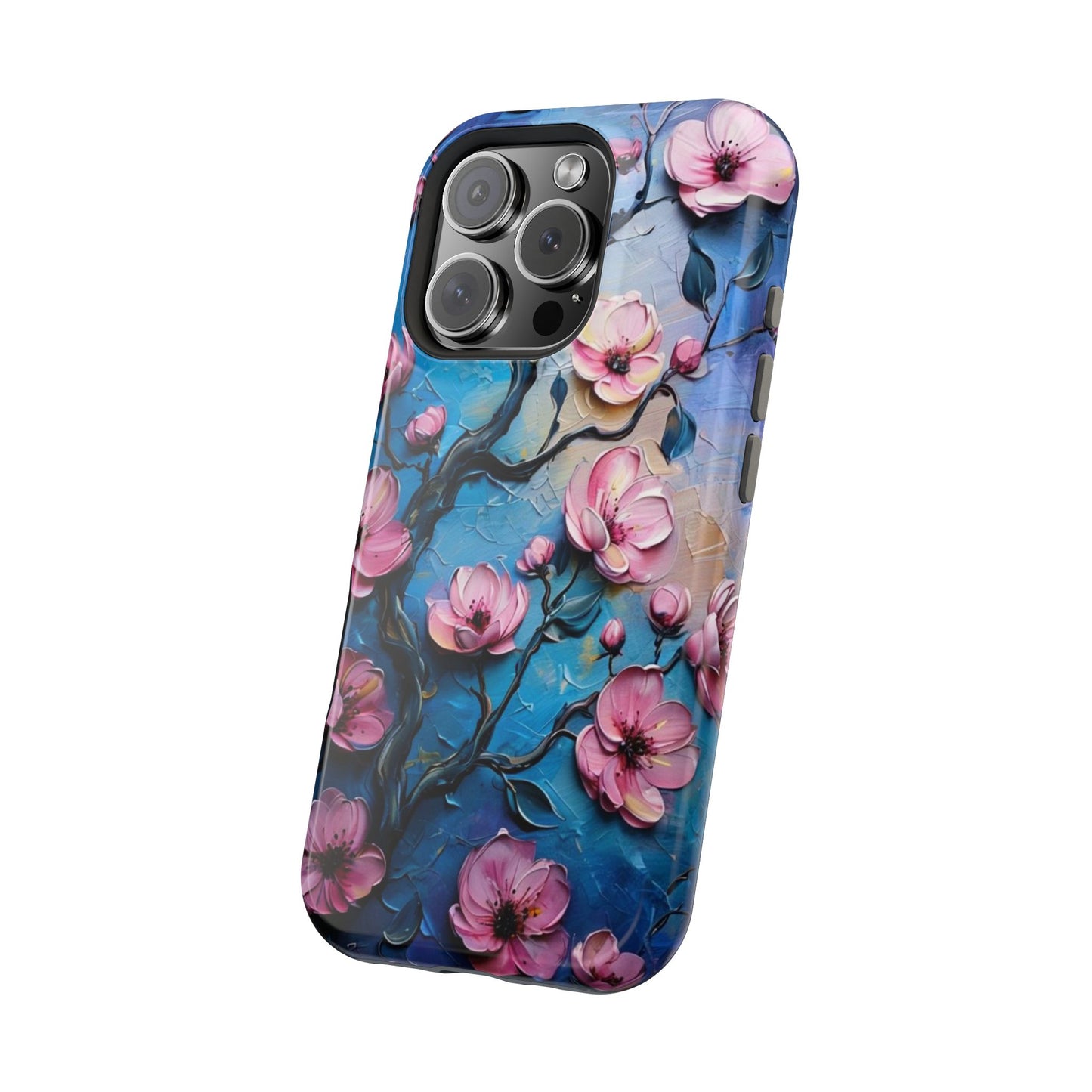 Floral Magnetic Tough Cases - Durable Phone Protection with Artistic Design, Phone Accessories, Gift for Her, Custom Cases,