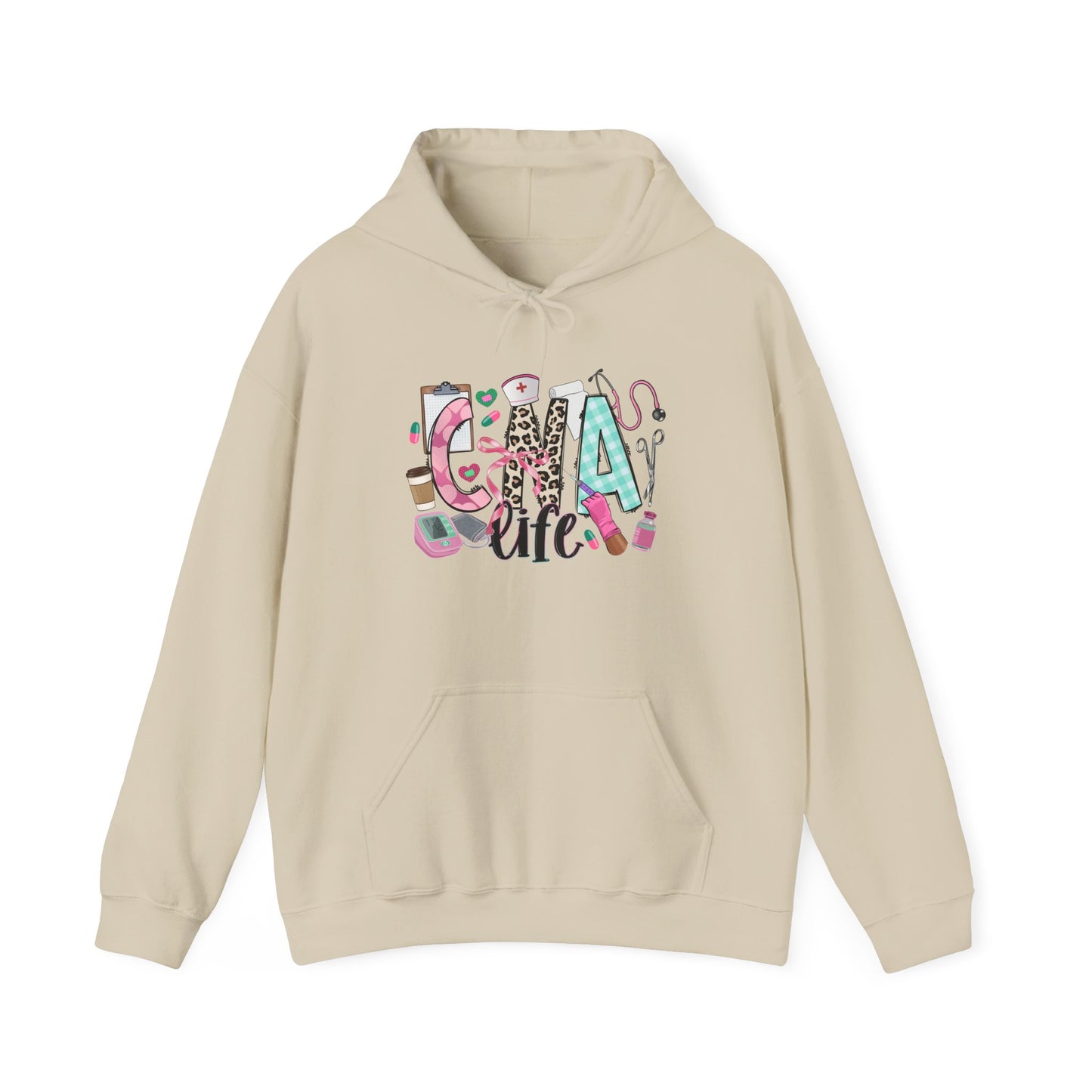 CNA Life Hoodie - Trendy Casual Sweatshirt for Everyday Wear, Medical Life