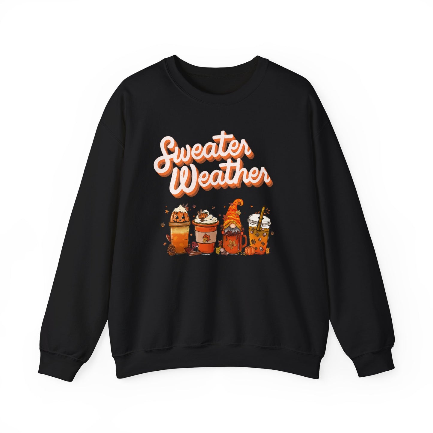 Cozy Crewneck Sweatshirt, Perfect for Fall, Sweater Weather Design, Unisex Apparel, Gift for Coffee Lovers, Autumn Vibes