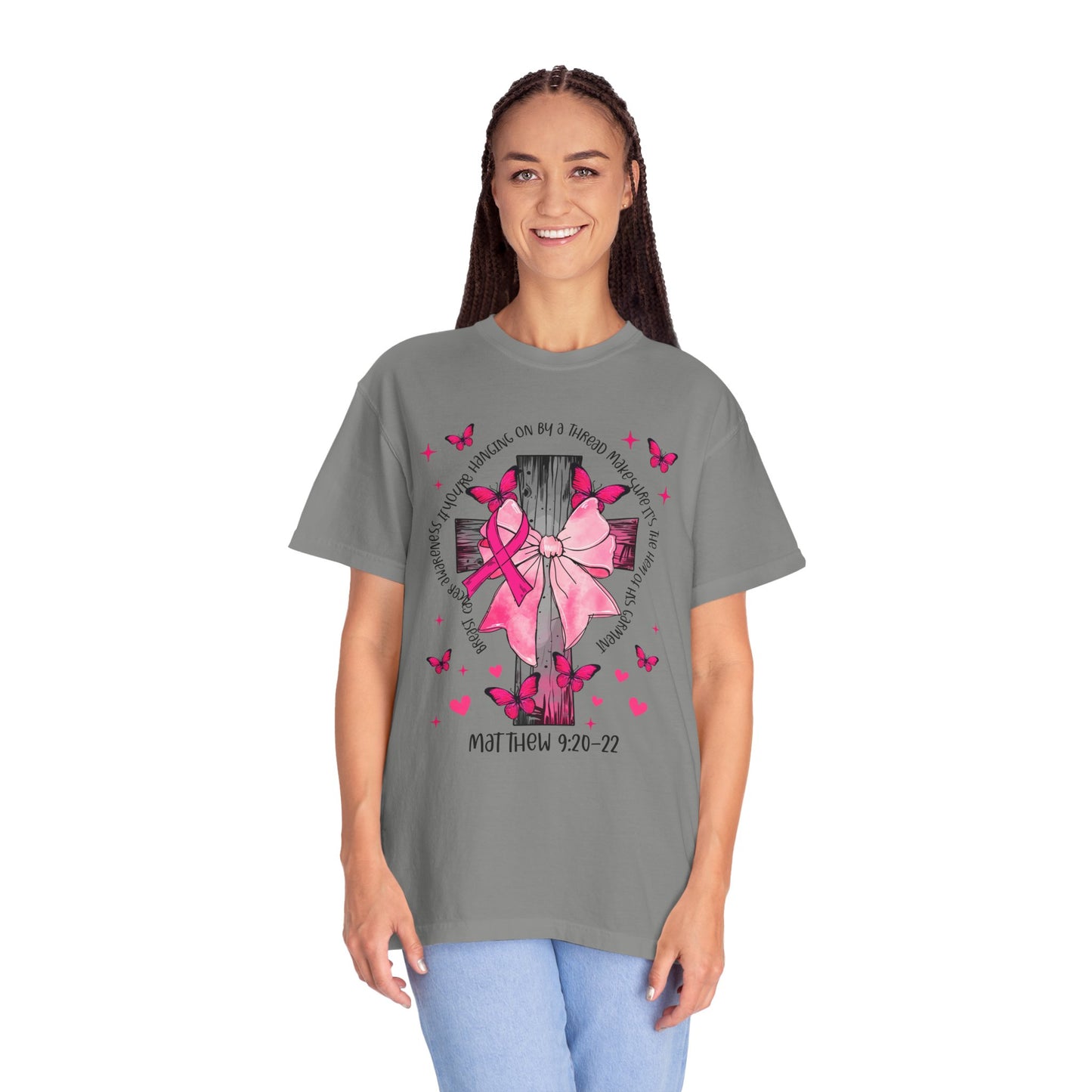 Butterfly and Ribbon Inspirational T-Shirt