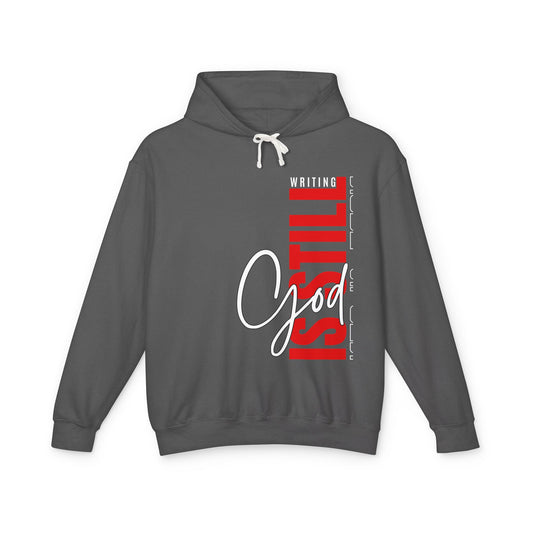 Inspirational Unisex Lightweight Hooded Sweatshirt - Faith, God, Writing, Casual Wear, Christian Gifts, Cozy Hoodie