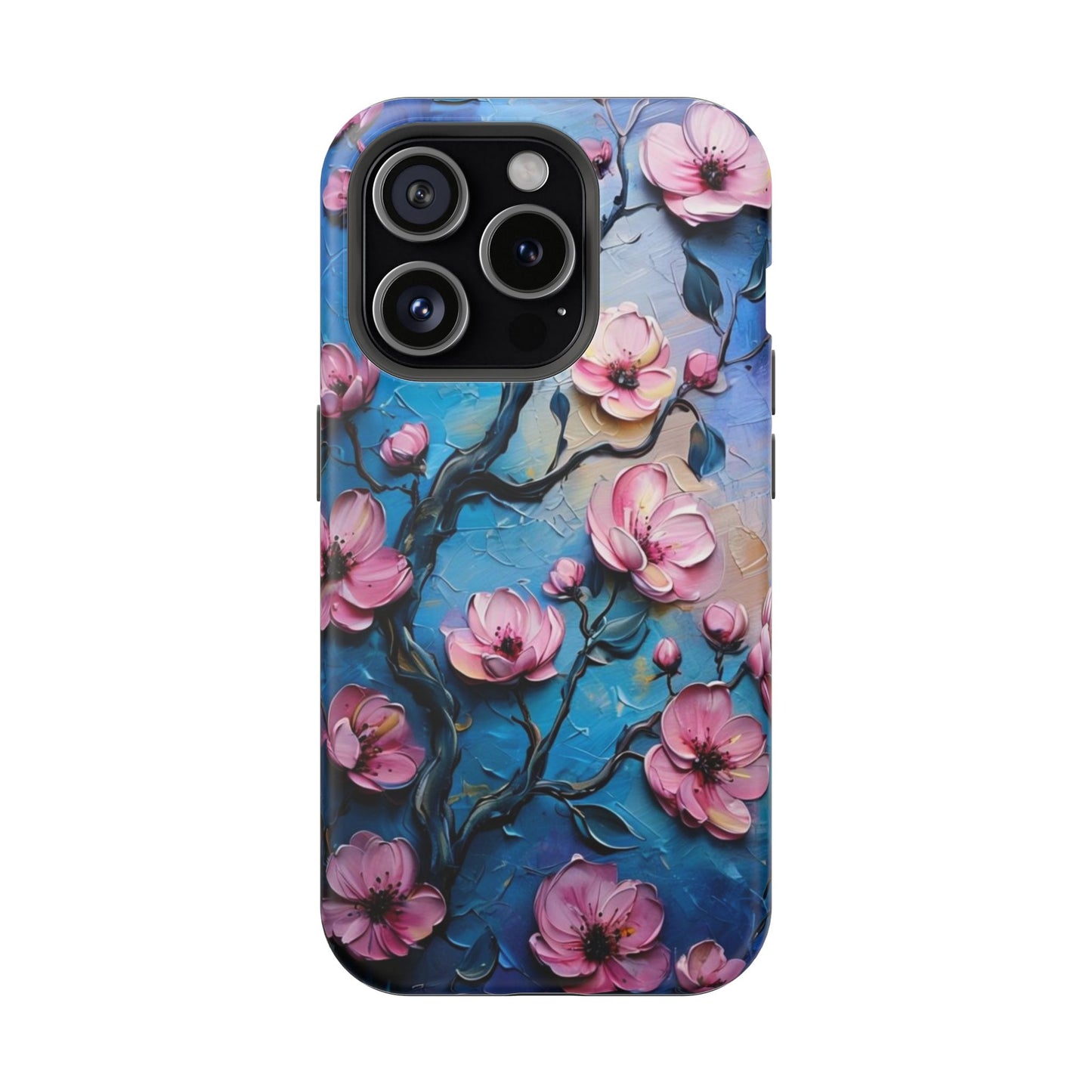 Floral Magnetic Tough Cases - Durable Phone Protection with Artistic Design, Phone Accessories, Gift for Her, Custom Cases,