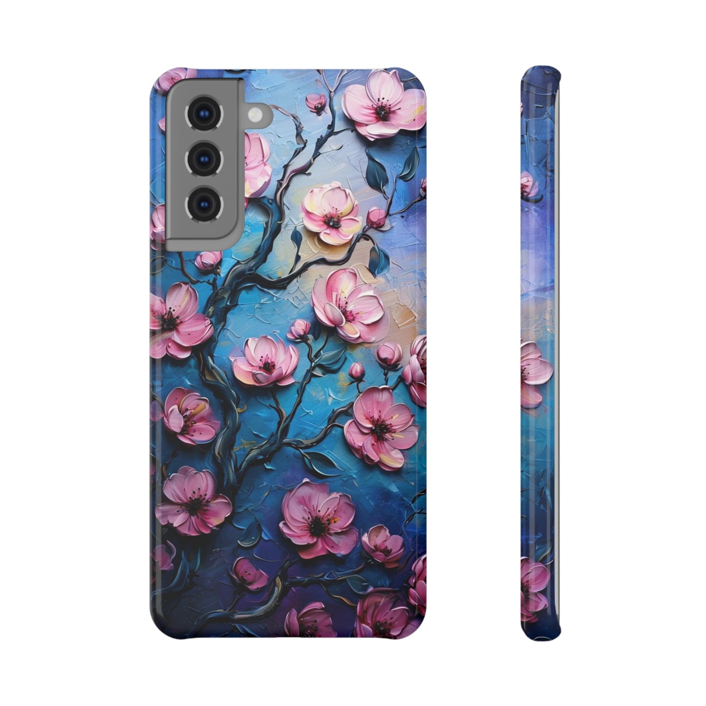 Floral Slim Snap Case - Phone Protector, Gift for Flower Lovers, Unique Tech Accessories, Mother's Day, Birthday Present, Nature Aesthetic