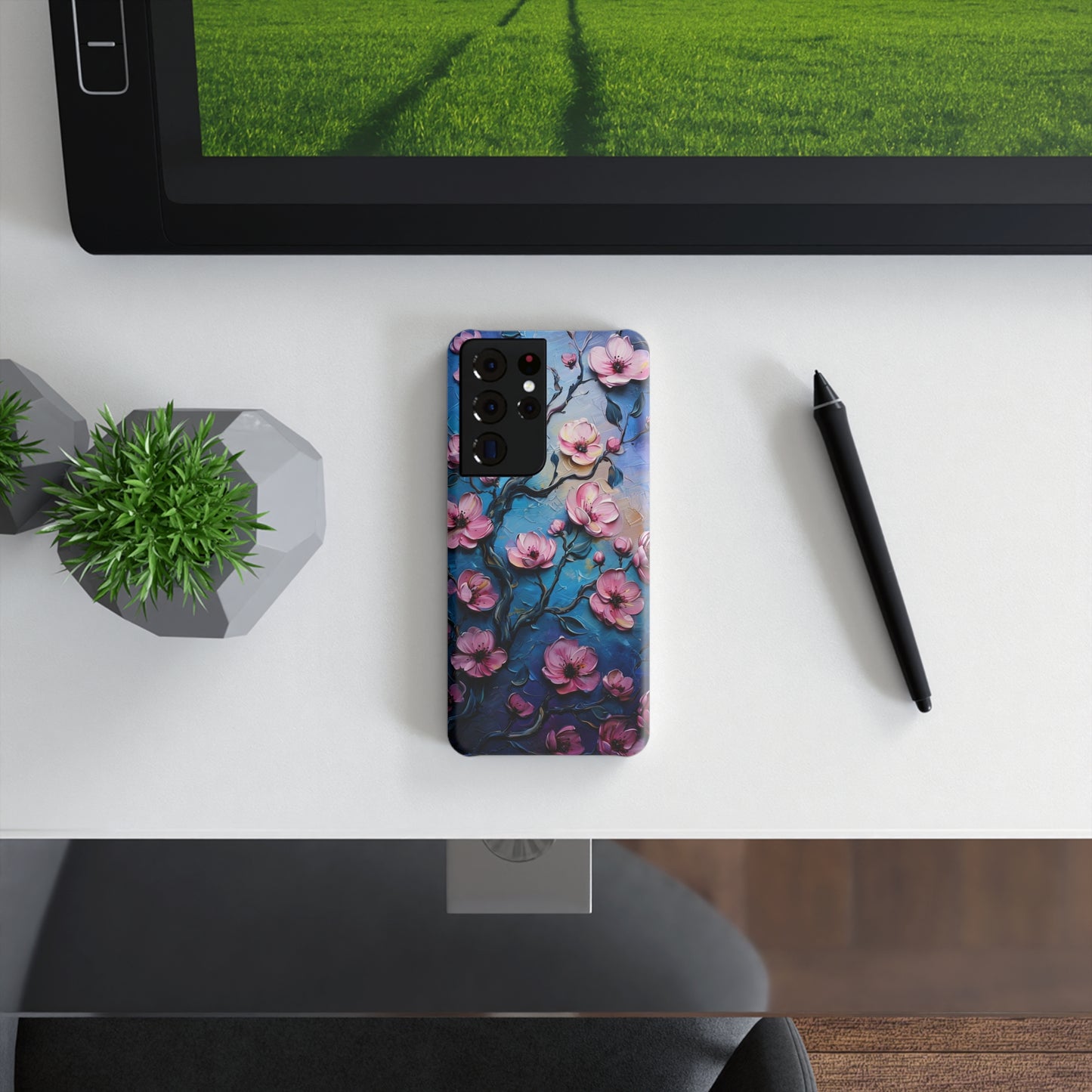 Floral Slim Snap Case - Phone Protector, Gift for Flower Lovers, Unique Tech Accessories, Mother's Day, Birthday Present, Nature Aesthetic