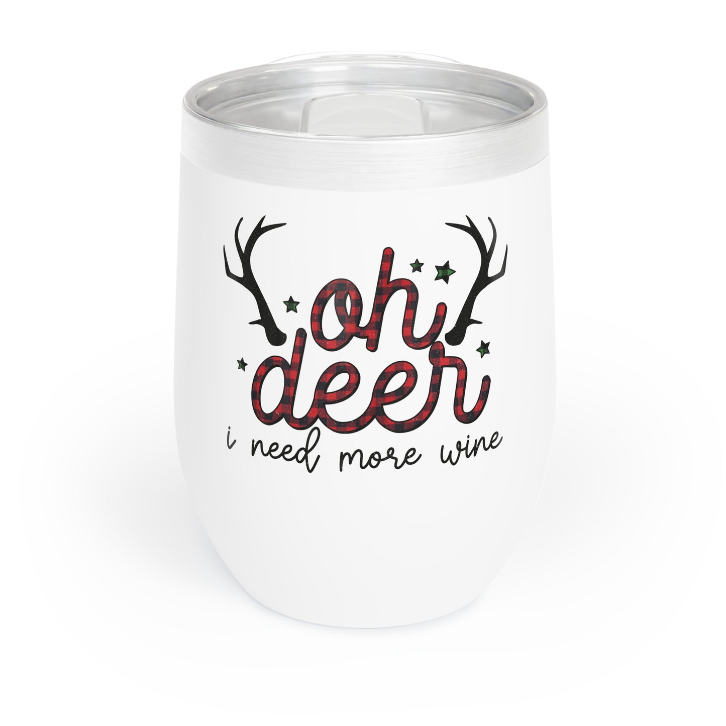 Oh Deer I Need More Wine Tumbler | Insulated Wine Cup, Gift for Wine Lovers, Stylish Drinkware, Bachelorette Party Favor, Funny Wine Gift