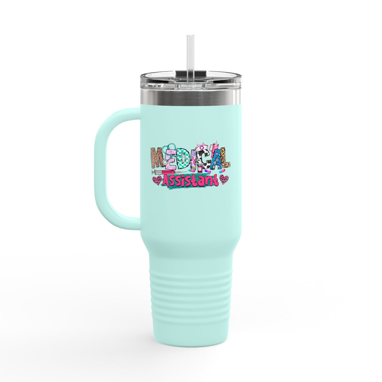 Custom Insulated Travel Mug for Medical Assistants - 40oz - Perfect Gift for Healthcare Professionals