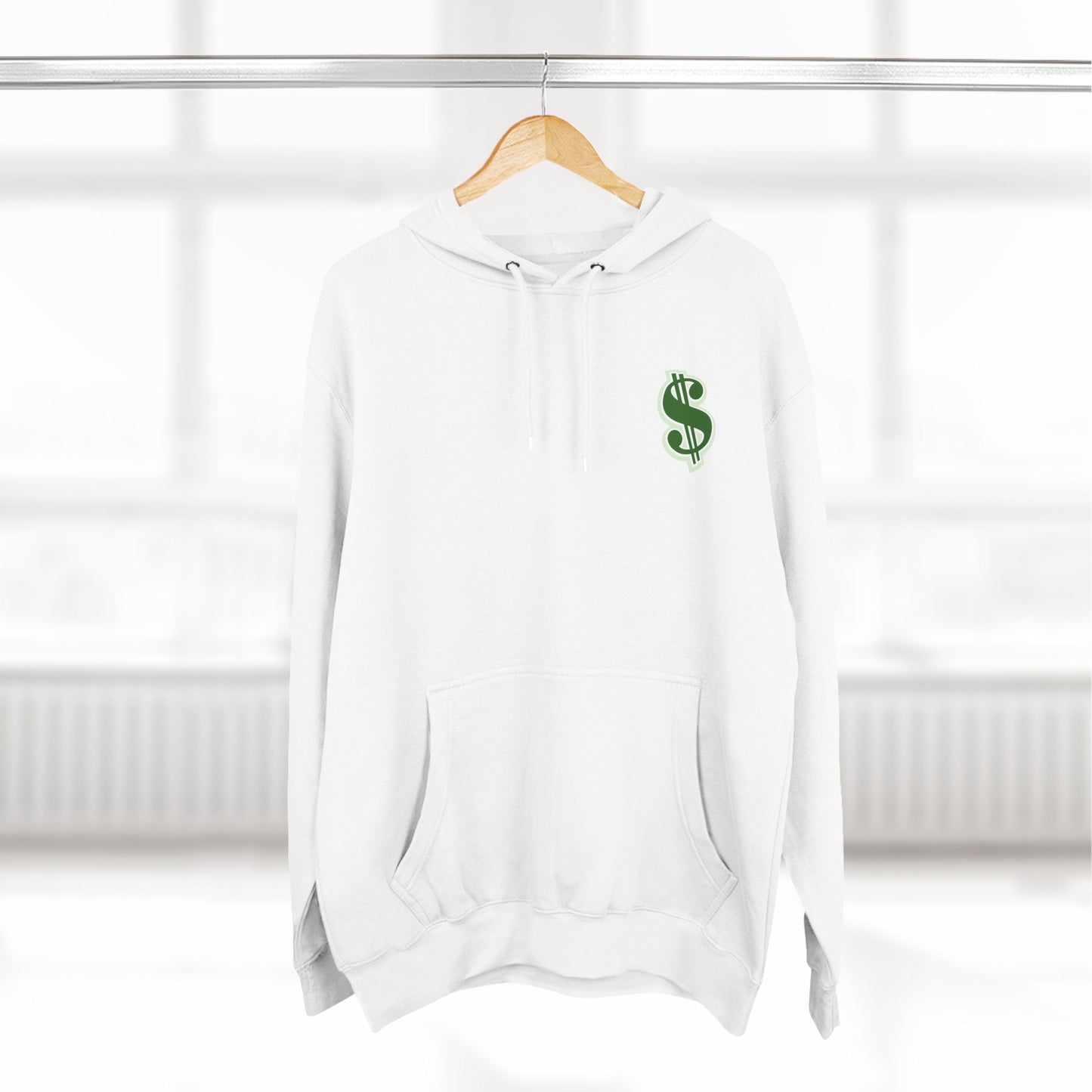 Money Motivated Fleece Hoodie - Cozy Casual Streetwear Apparel for Entrepreneurs, Trendy Gift for Relaxing, Entrepreneurial Gift,