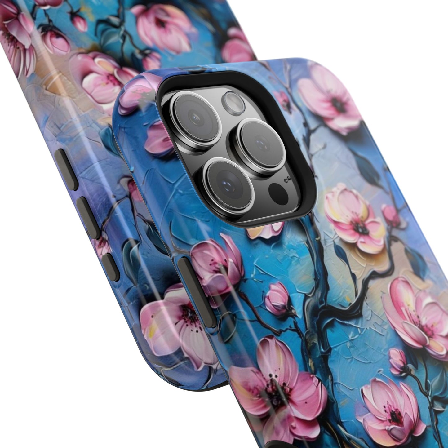 Floral Magnetic Tough Cases - Durable Phone Protection with Artistic Design, Phone Accessories, Gift for Her, Custom Cases,