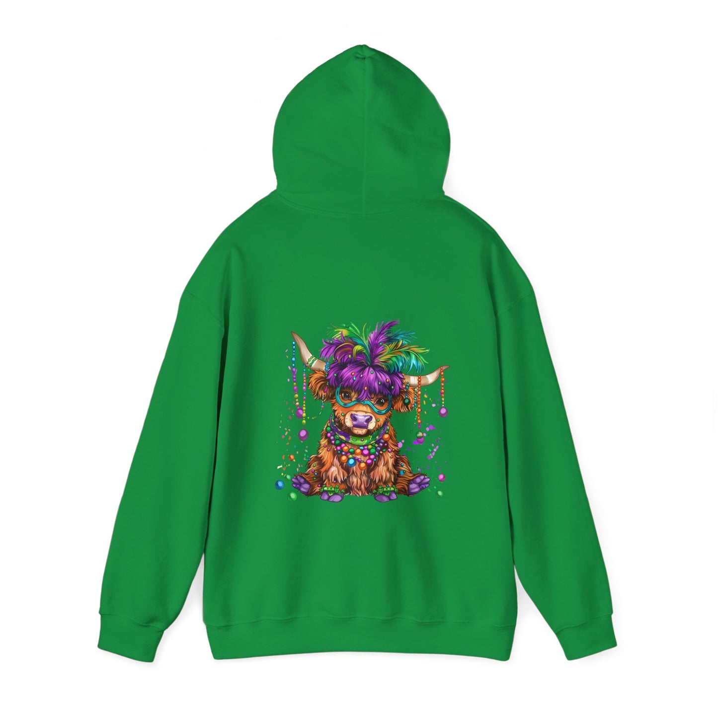 Colorful Celebration Cute Cow Hoodie, Fun Pet Hoodie, Unisex Sweatshirt for Cow Lovers, Perfect for Birthdays, Parties, and Everyday Wear,