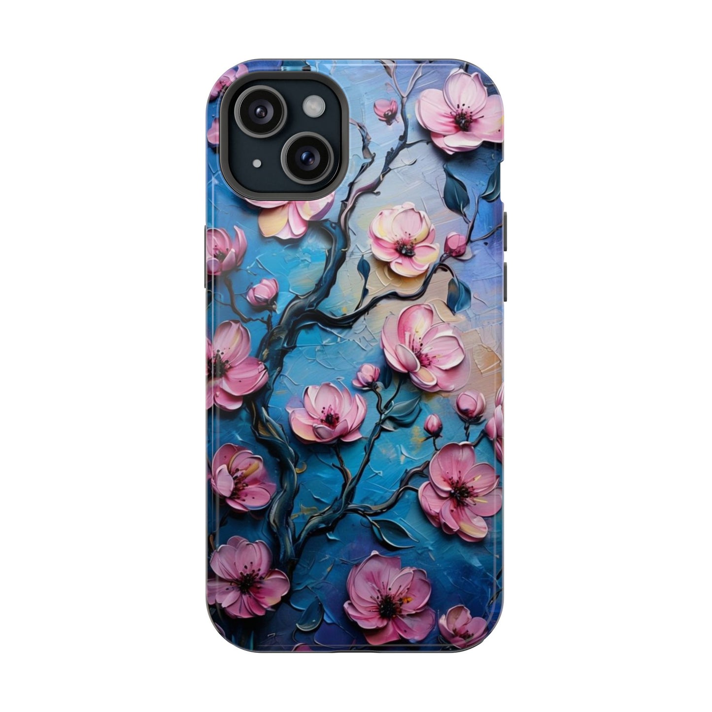 Floral Magnetic Tough Cases - Durable Phone Protection with Artistic Design, Phone Accessories, Gift for Her, Custom Cases,