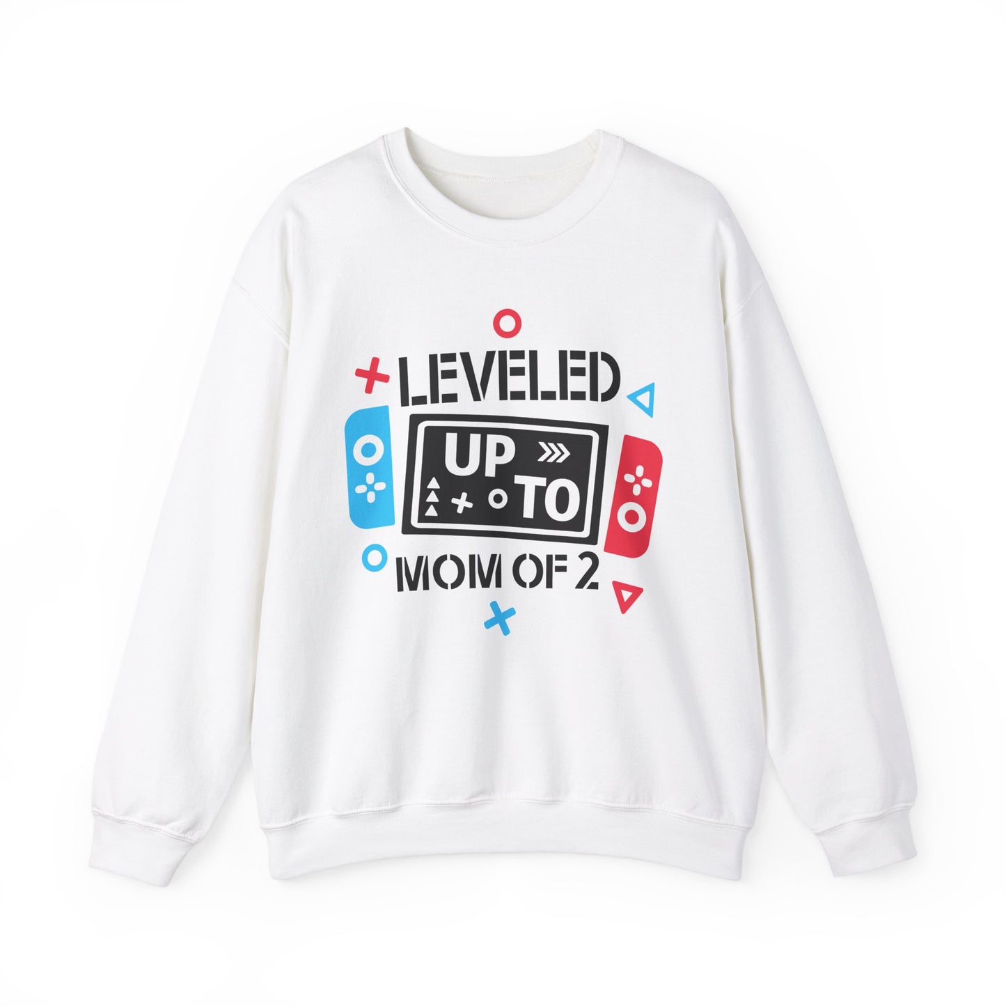 Gaming Level Up Sweatshirt - Unisex Heavy Blend™ Crewneck, Mom of 2