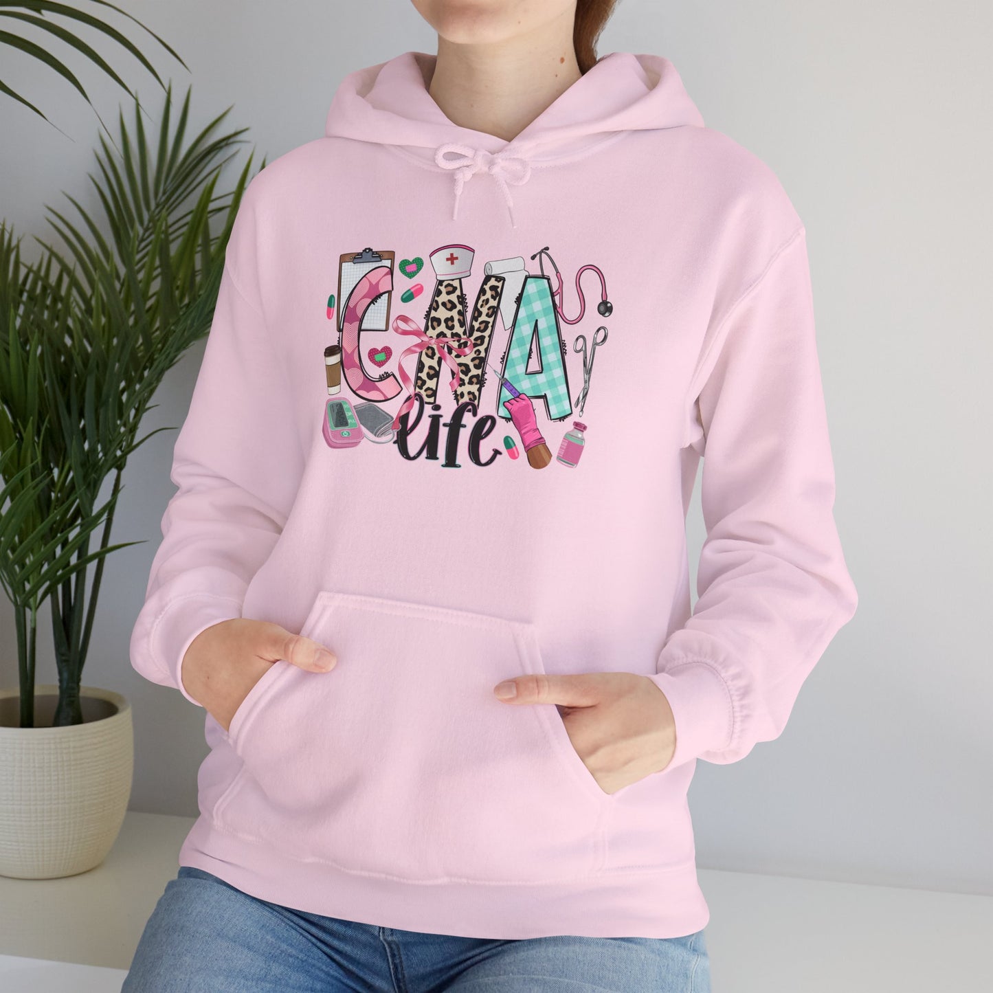 CNA Life Hoodie - Trendy Casual Sweatshirt for Everyday Wear, Medical Life