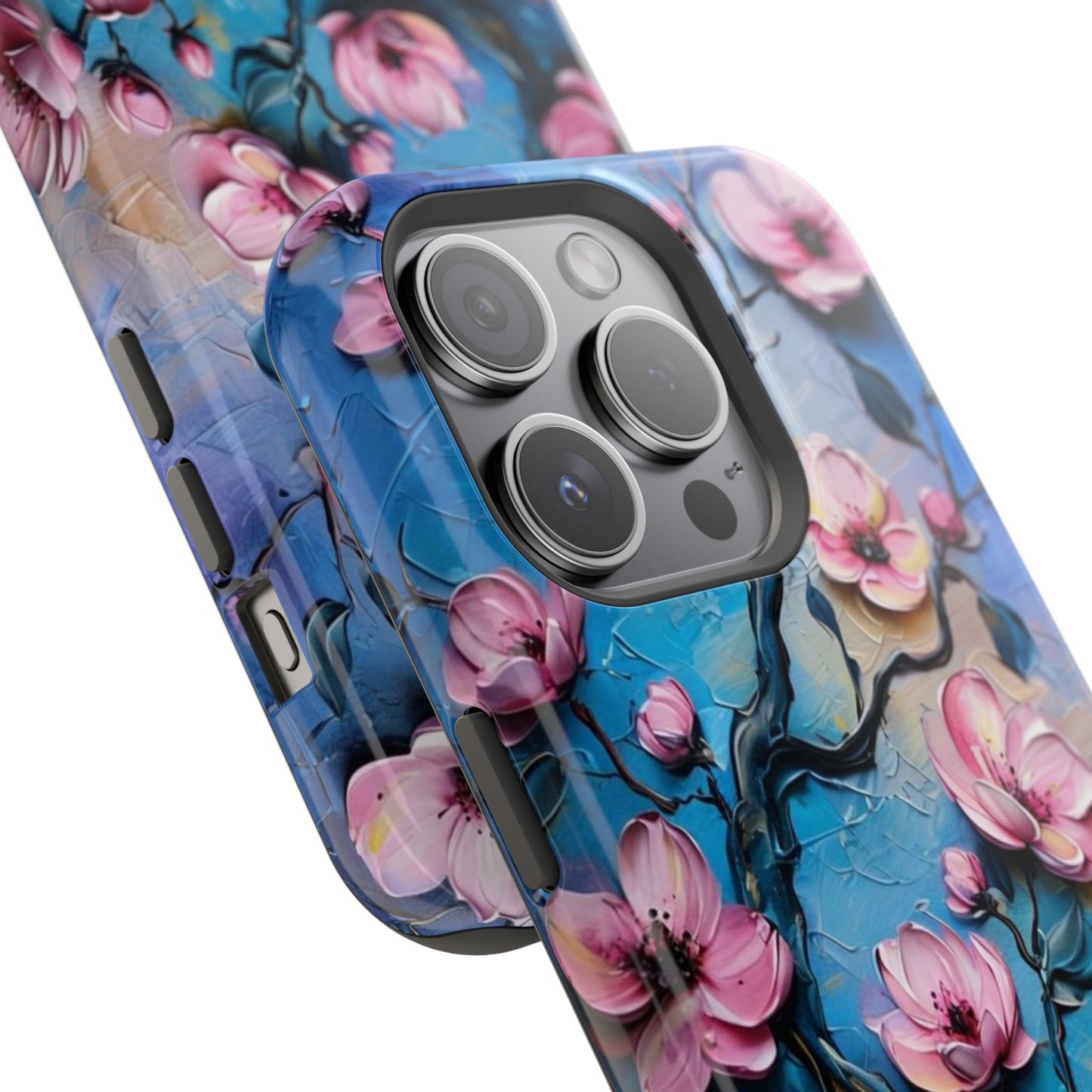 Floral Magnetic Tough Cases - Durable Phone Protection with Artistic Design, Phone Accessories, Gift for Her, Custom Cases,