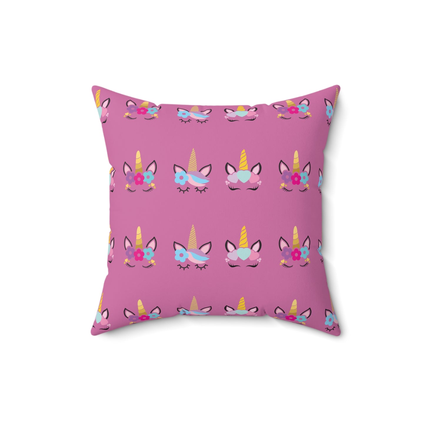 Whimsical Unicorn Accent Pillow, Magical Home Decor, Kids Room Cushion, Gift for Girls, Playroom Throw Pillow, Birthday Present