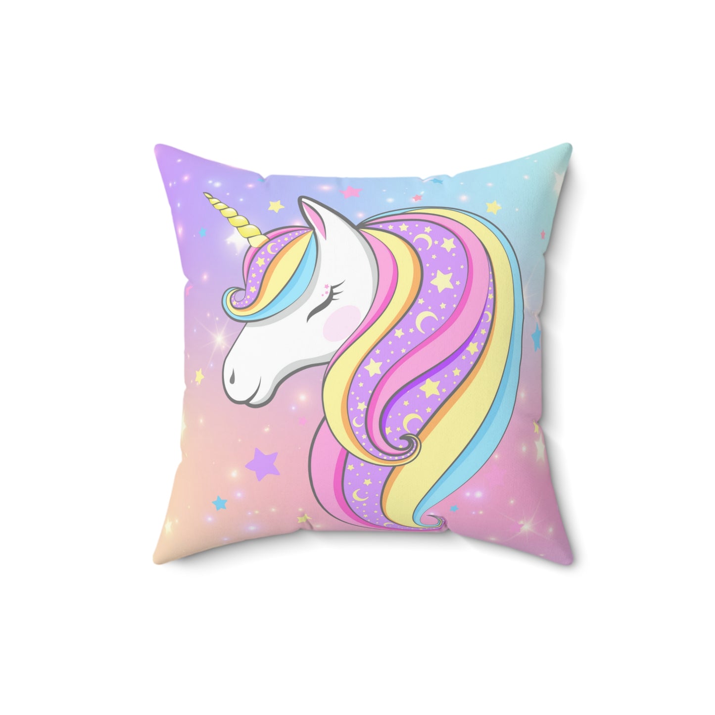 Unicorn Dream Pillow | Whimsical Decor for Kids' Rooms, Magical Gifts for Unicorn Lovers, Fantasy Bedroom Essentials, Playroom Accessories