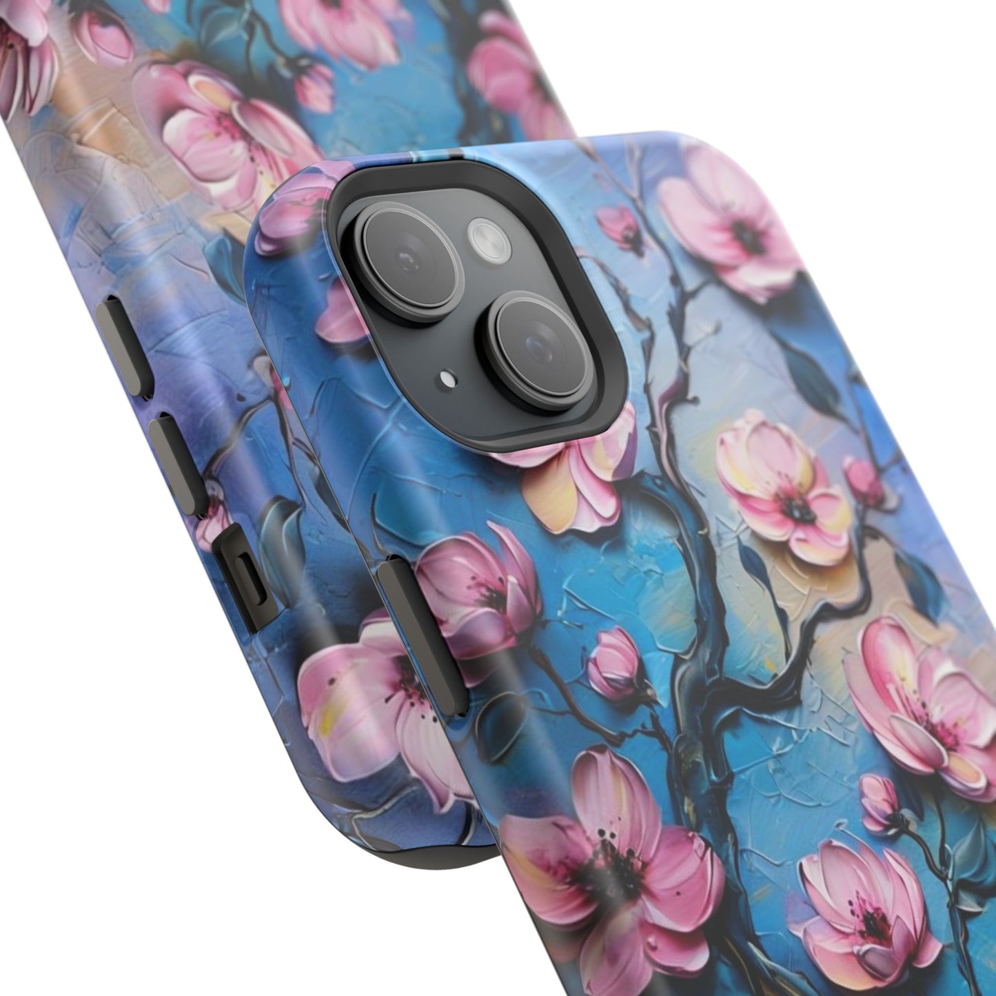 Floral Magnetic Tough Cases - Durable Phone Protection with Artistic Design, Phone Accessories, Gift for Her, Custom Cases,