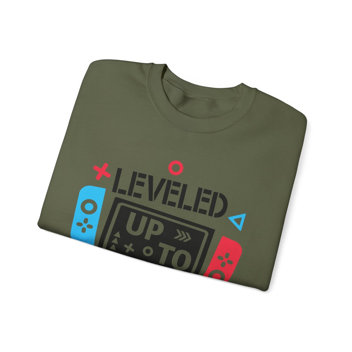 Gaming Level Up Sweatshirt - Unisex Heavy Blend™ Crewneck, Mom of 2