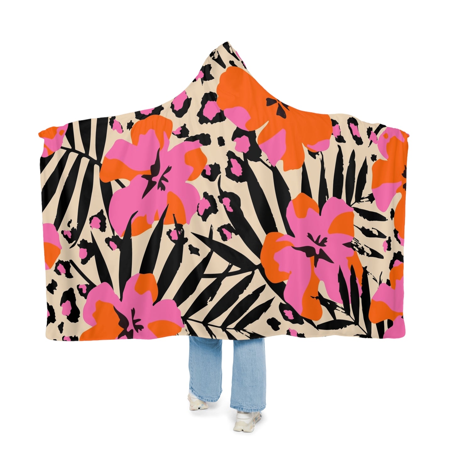 Vibrant Floral Snuggle Blanket, Cozy Throw for Home, Warm Gift for Her, Perfect for Relaxation, Outdoor Events