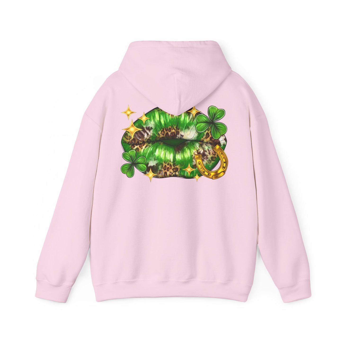 St. Patrick's Day Kiss Sweatshirt, Unisex Hooded Sweatshirt, Cute Irish Sweatshirt, Party Hoodie, Shamrock Sweatshirt