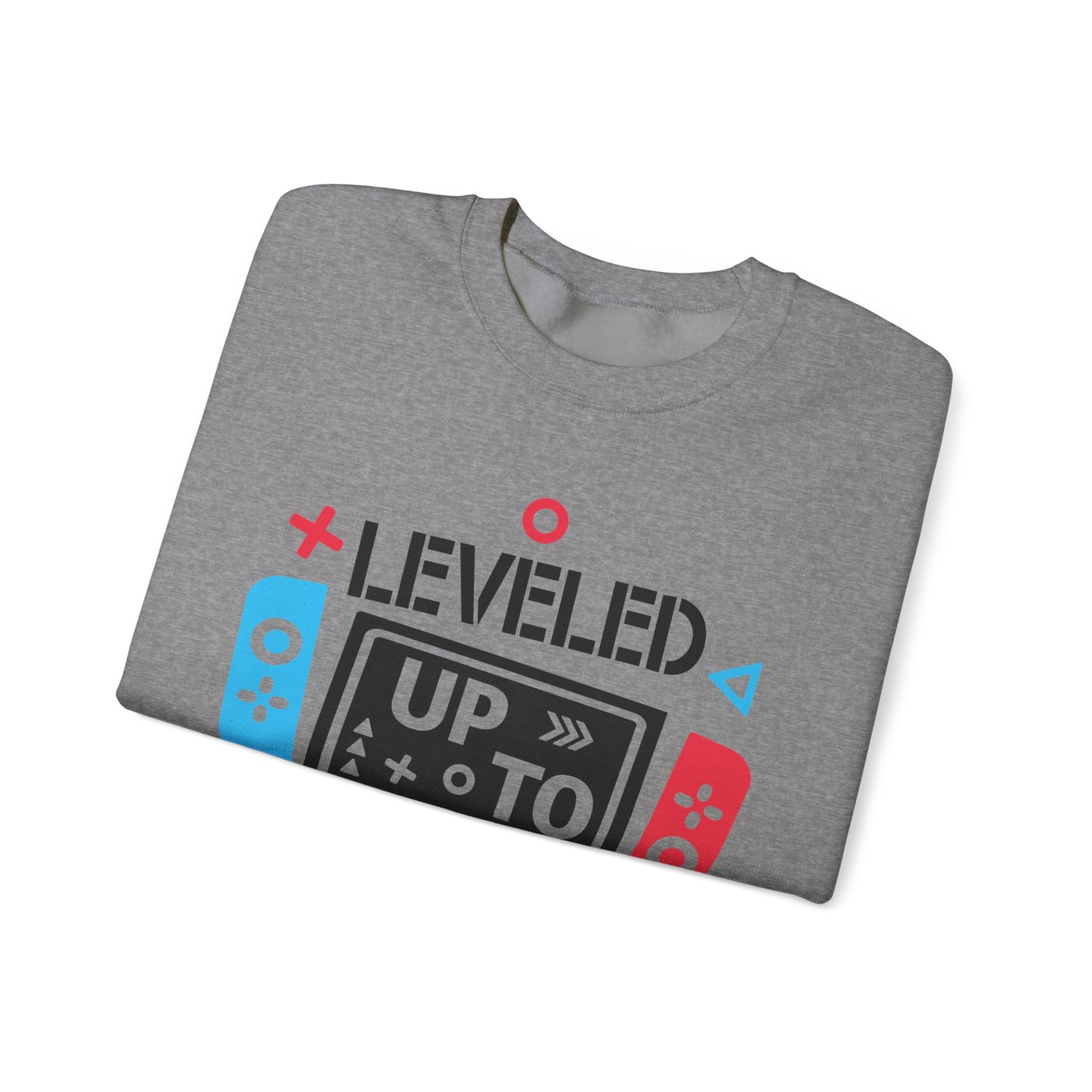 Leveled Up Mama Crewneck Sweatshirt - Unisex Gaming Gift